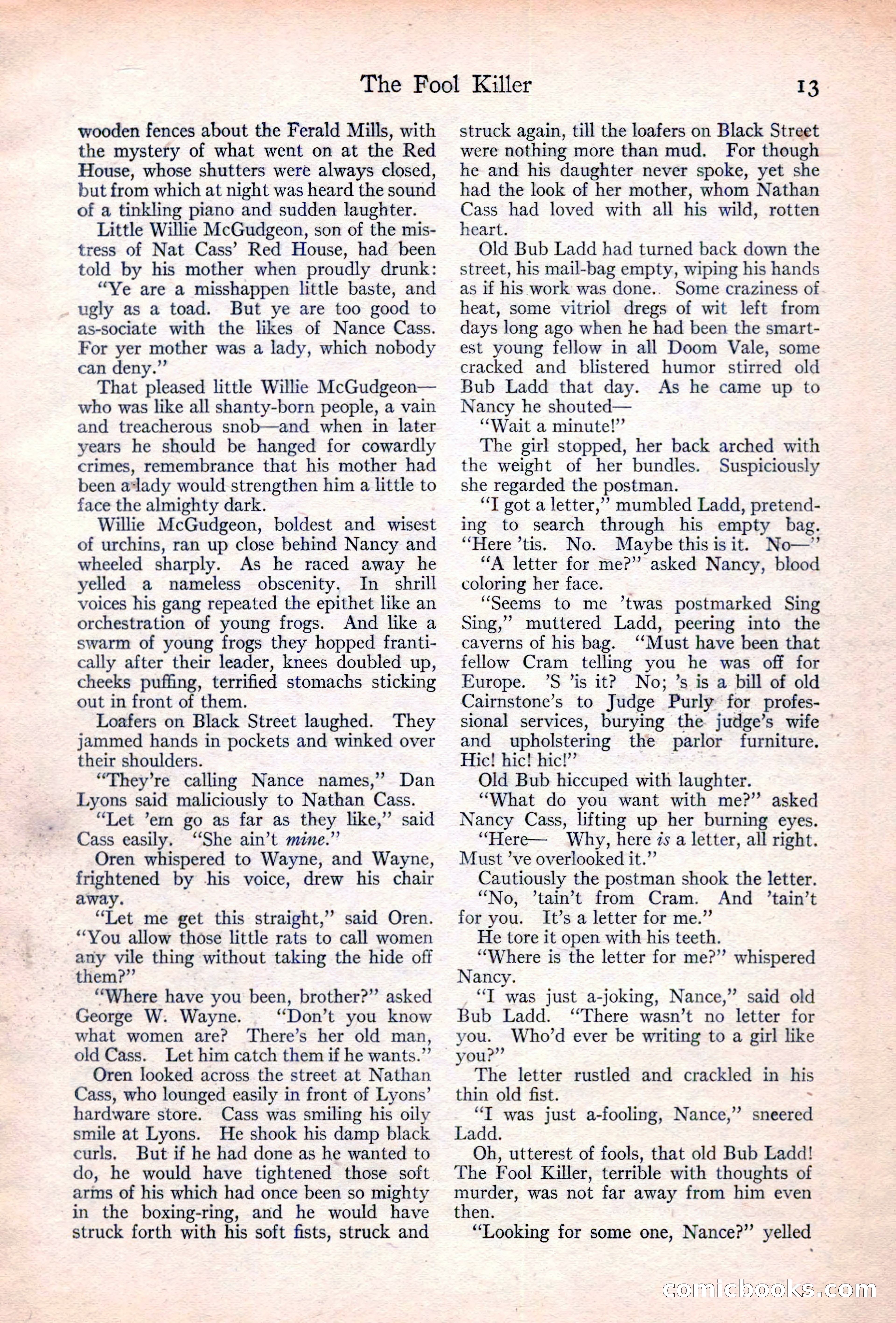 Adventure Magazine Cover, June 20, 1923 — page 15 of 196