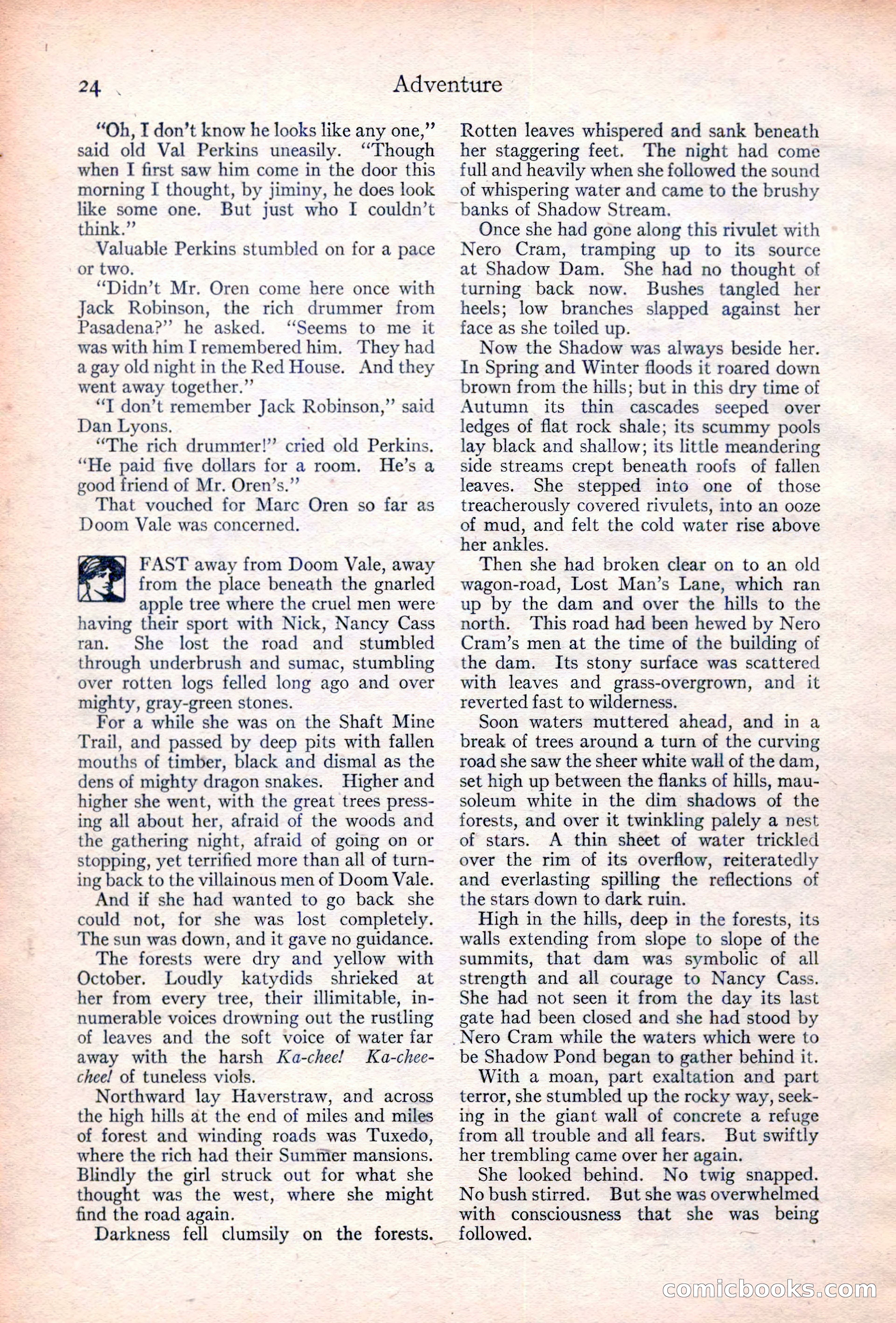 Adventure Magazine Cover, June 20, 1923 — page 26 of 196