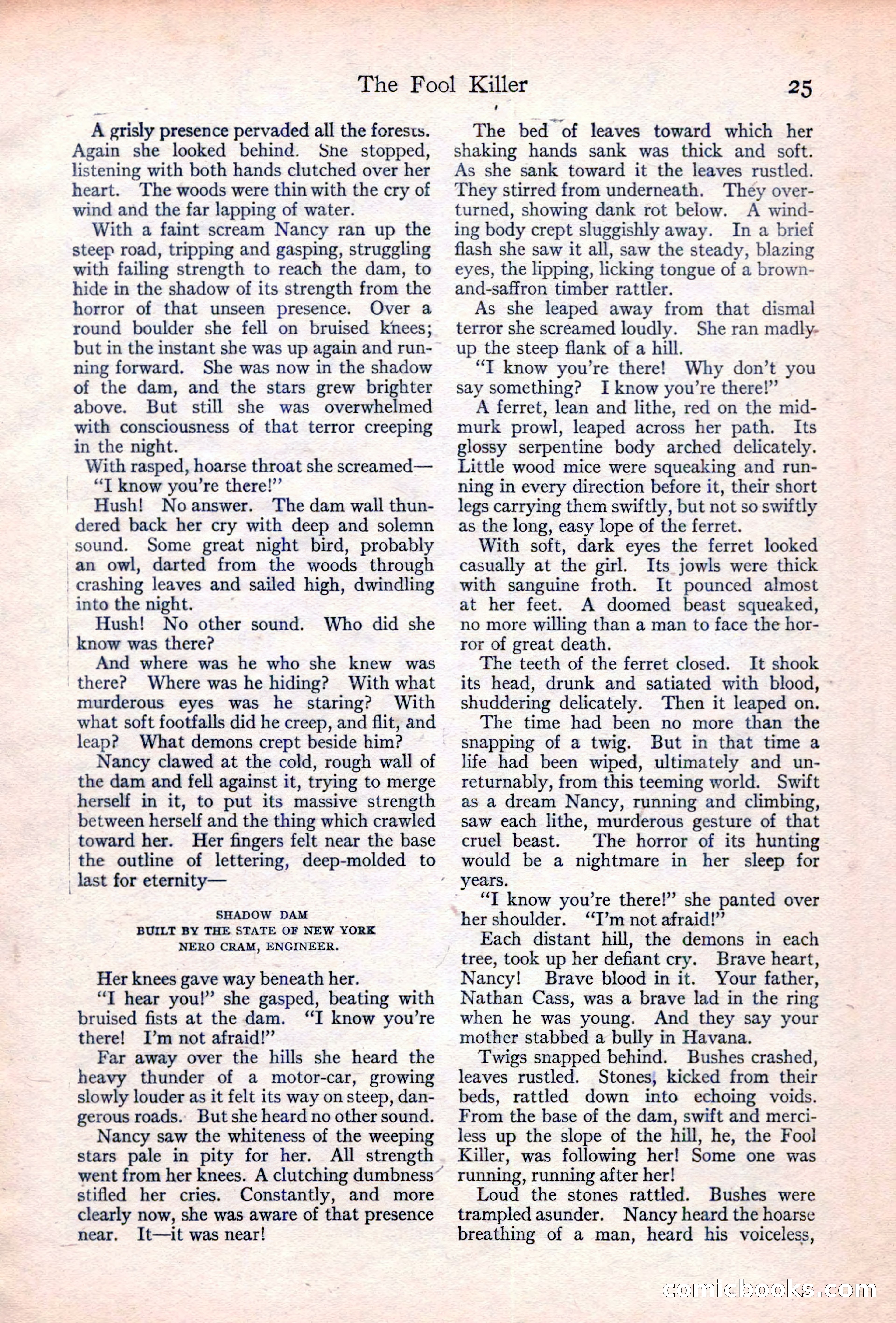 Adventure Magazine Cover, June 20, 1923 — page 27 of 196
