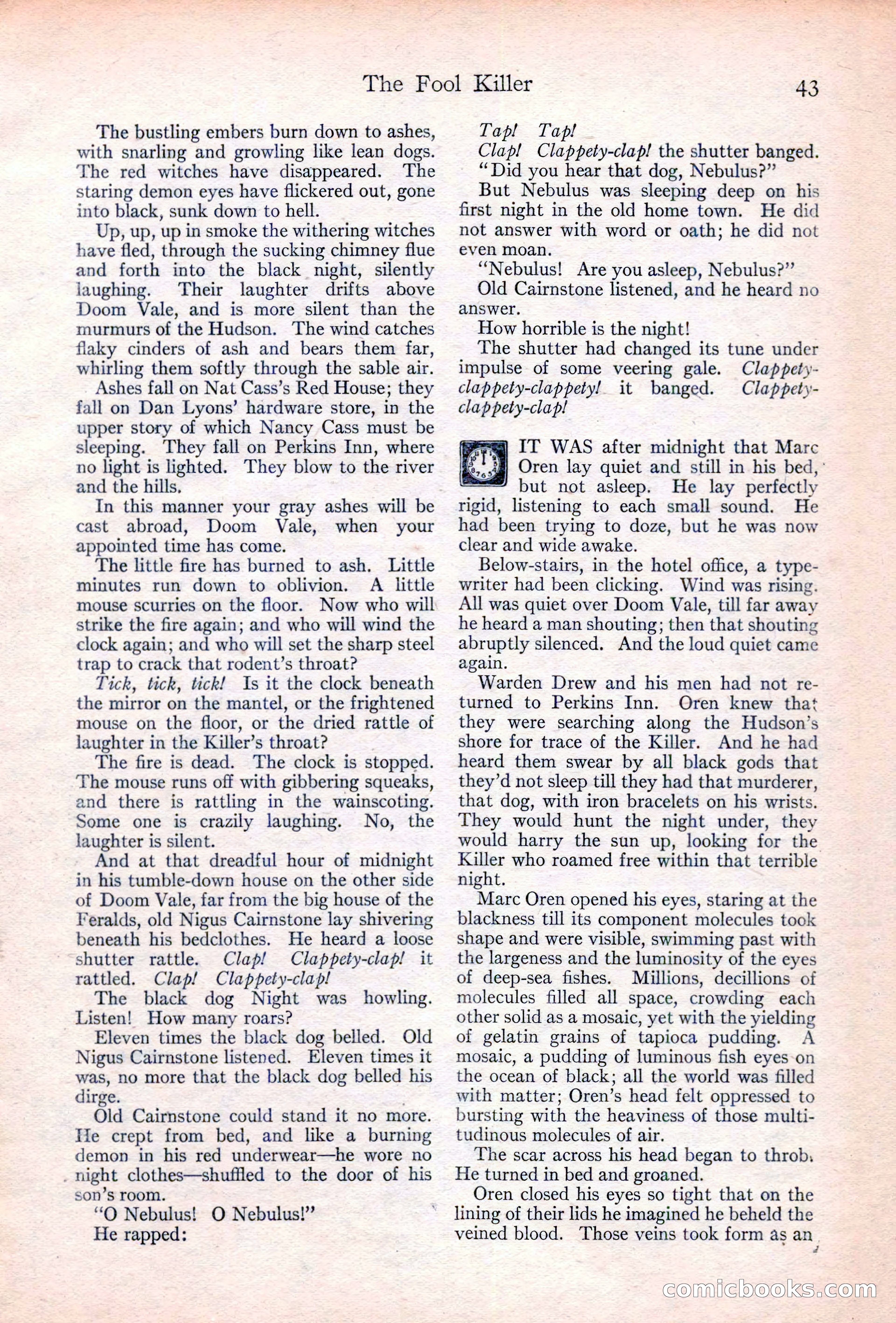 Adventure Magazine Cover, June 20, 1923 — page 45 of 196