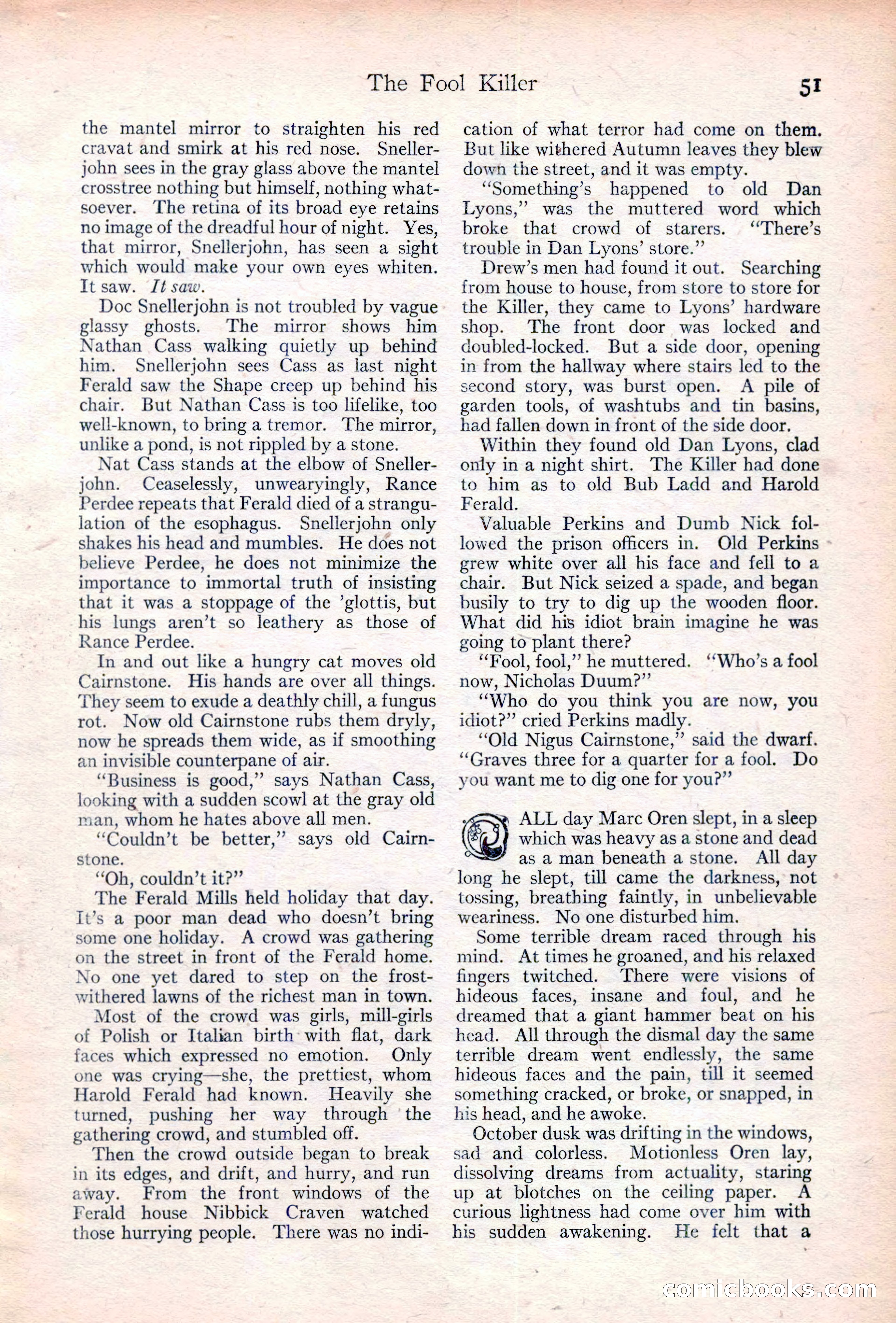 Adventure Magazine Cover, June 20, 1923 — page 53 of 196