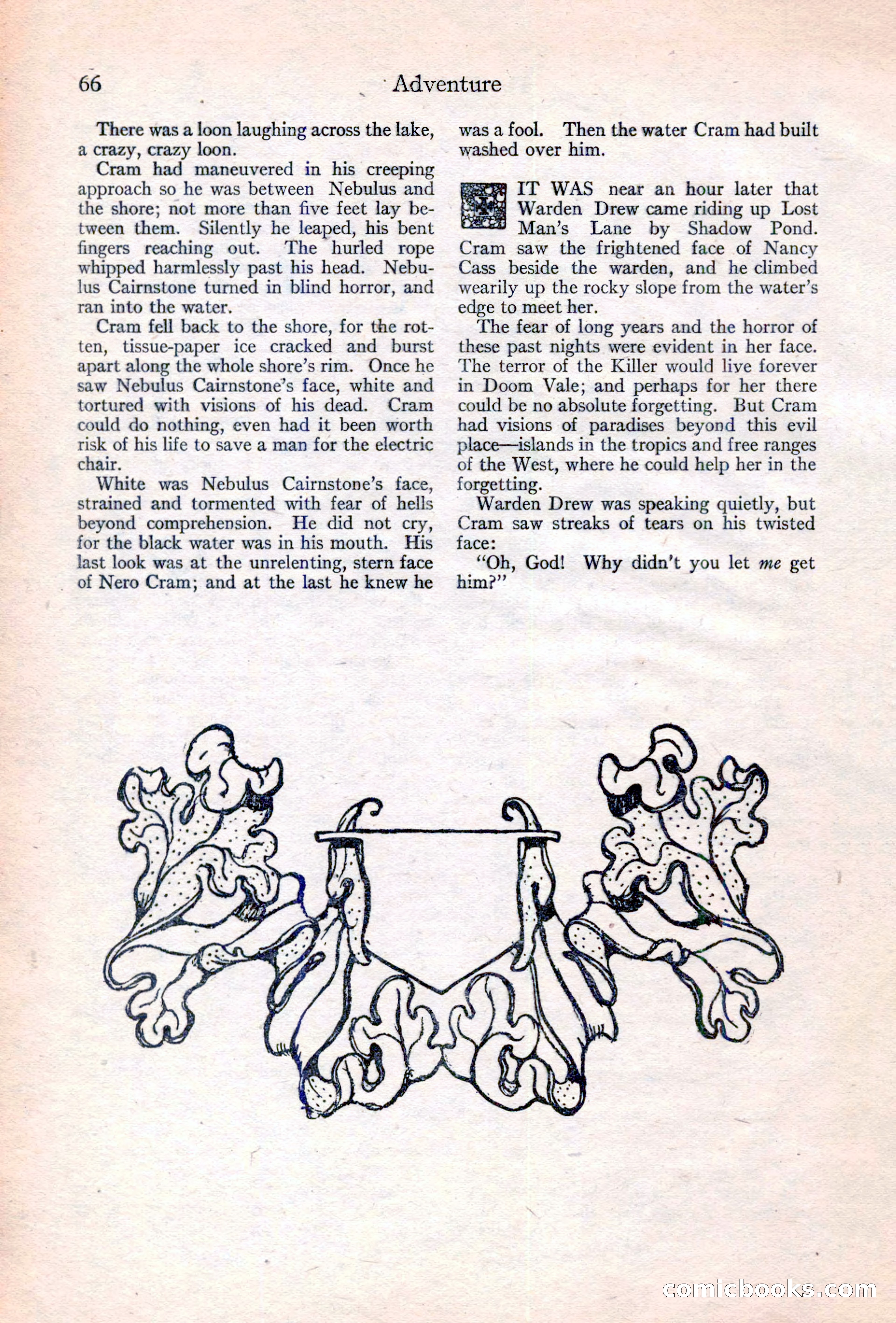 Adventure Magazine Cover, June 20, 1923 — page 68 of 196