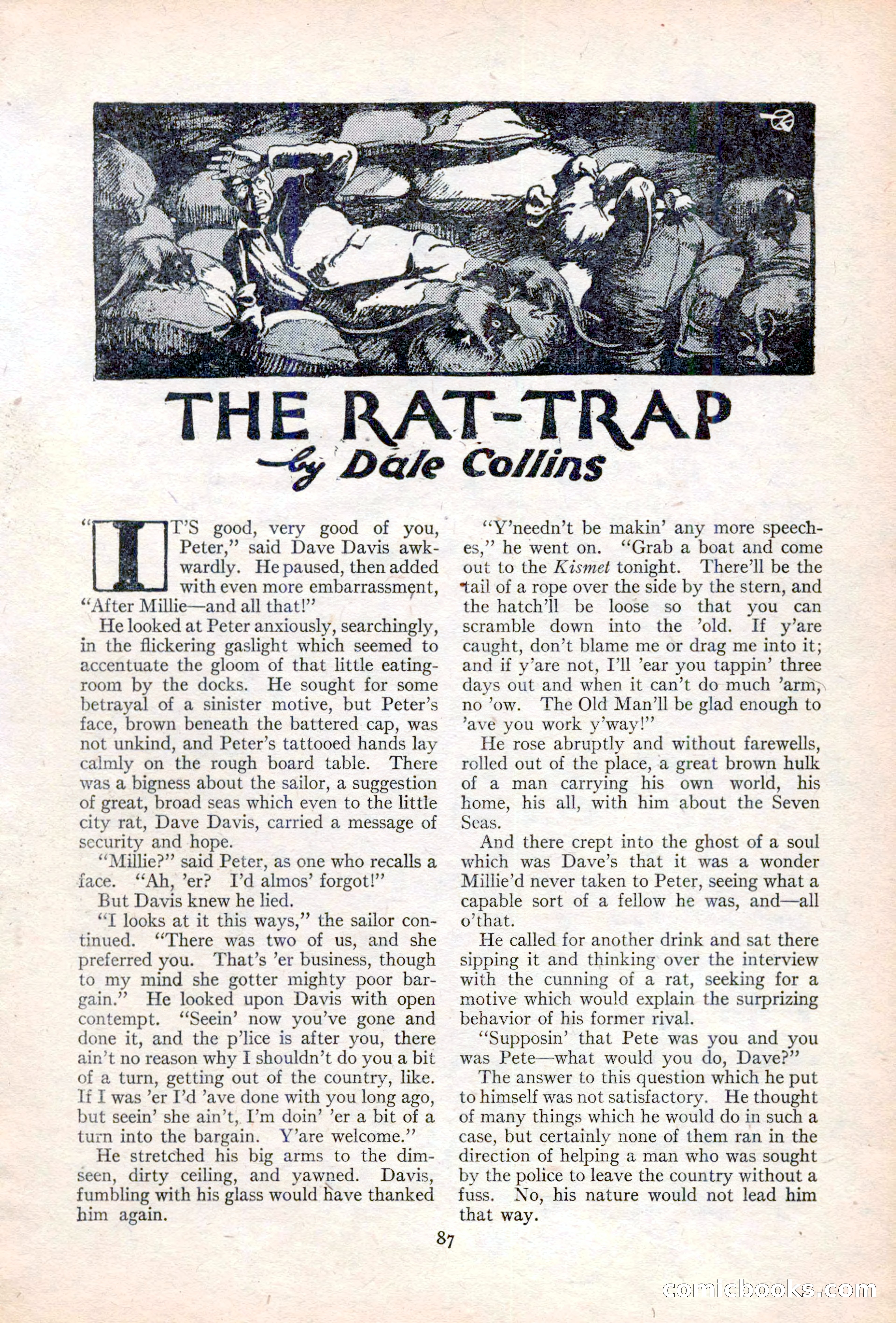 Adventure Magazine Cover, June 20, 1923 — page 89 of 196
