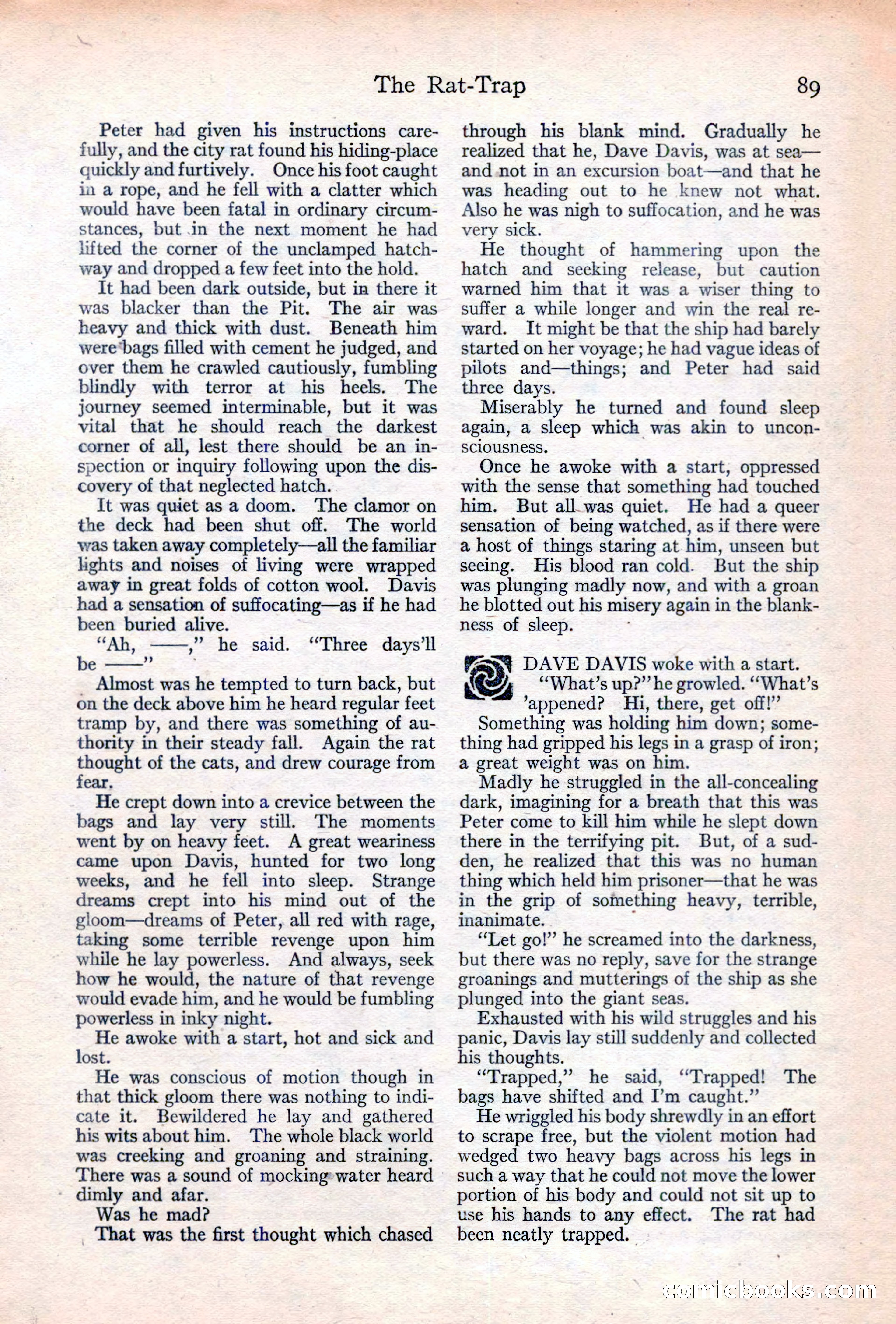 Adventure Magazine Cover, June 20, 1923 — page 91 of 196