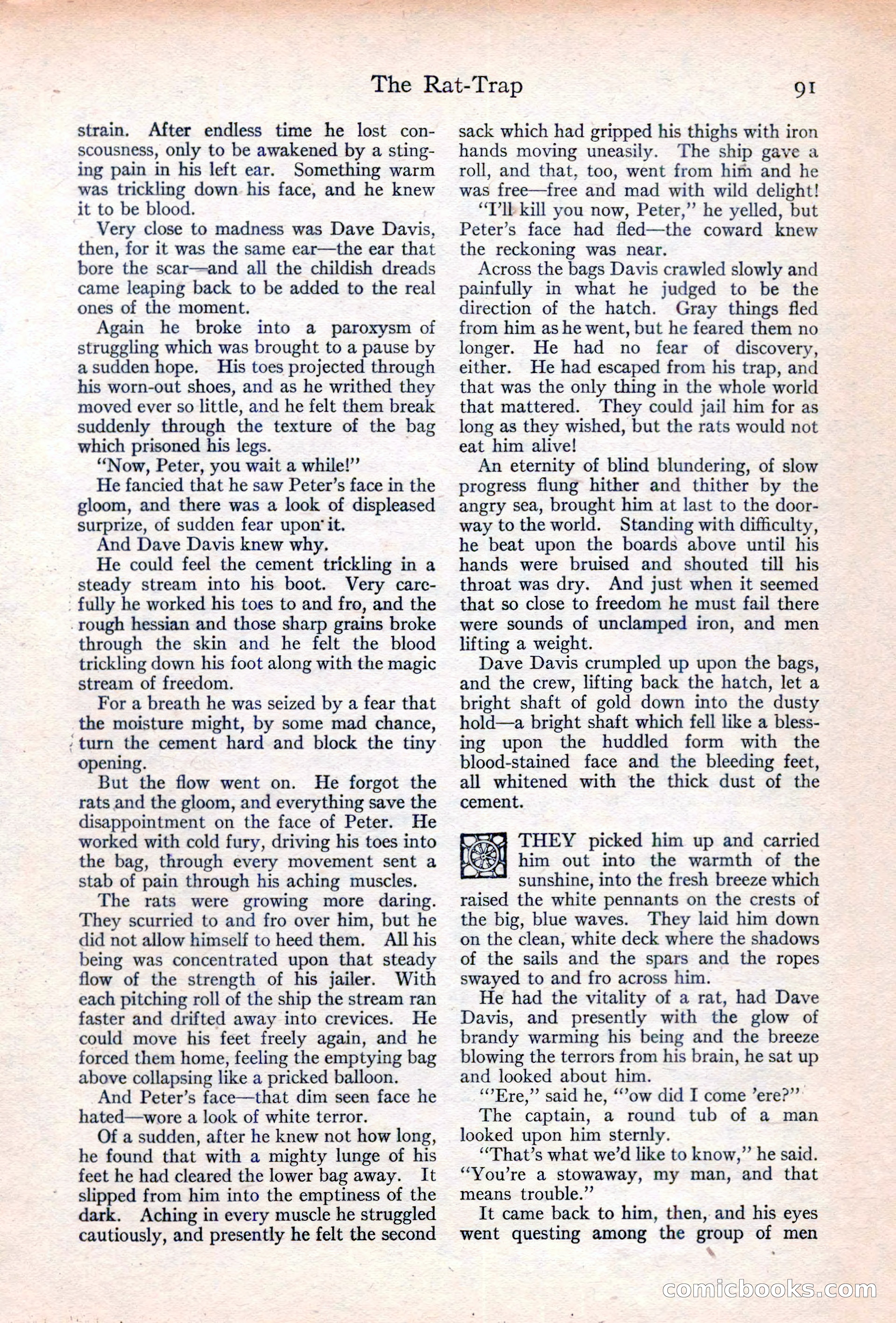 Adventure Magazine Cover, June 20, 1923 — page 93 of 196