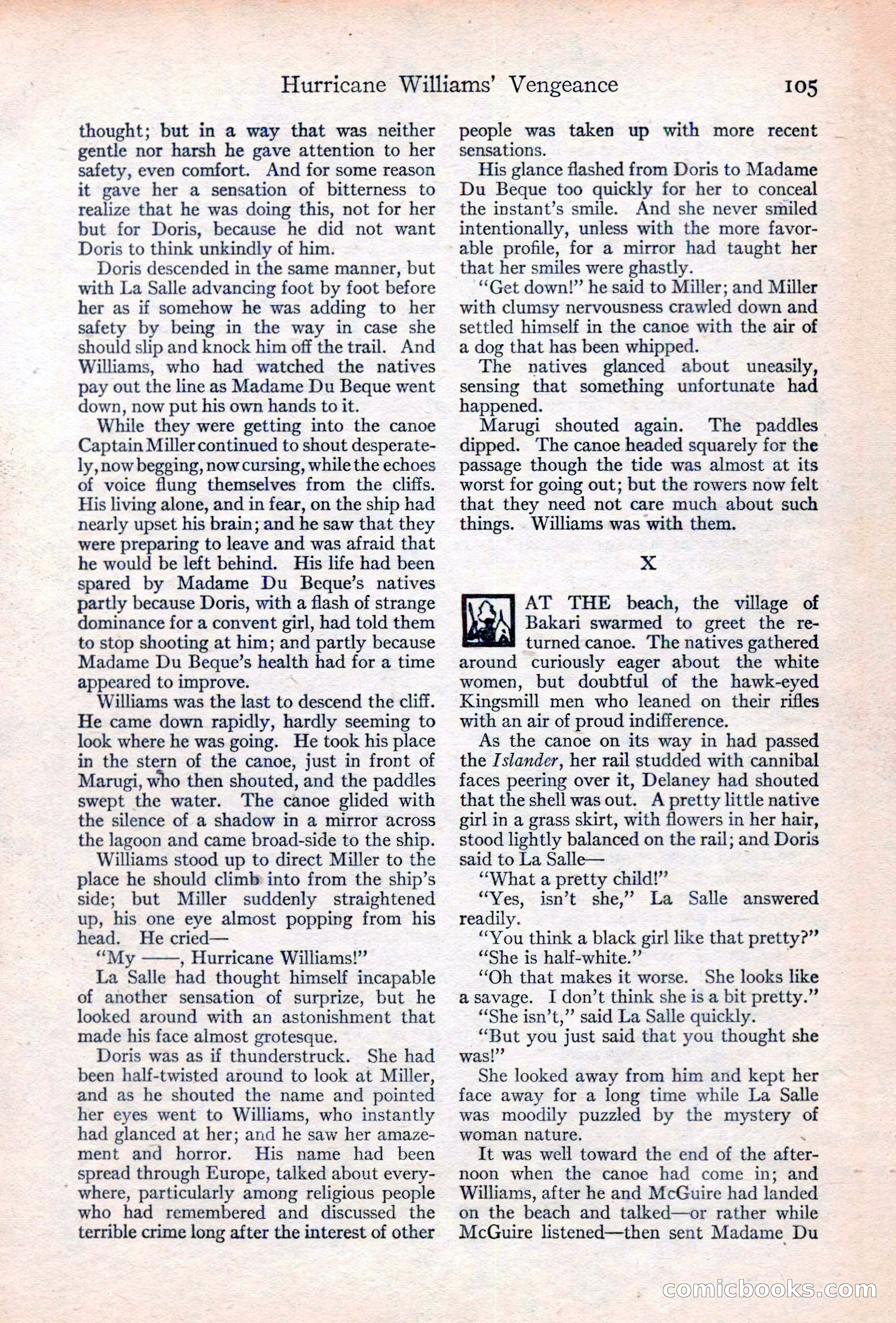 Adventure Magazine Cover, June 20, 1923 — page 107 of 196