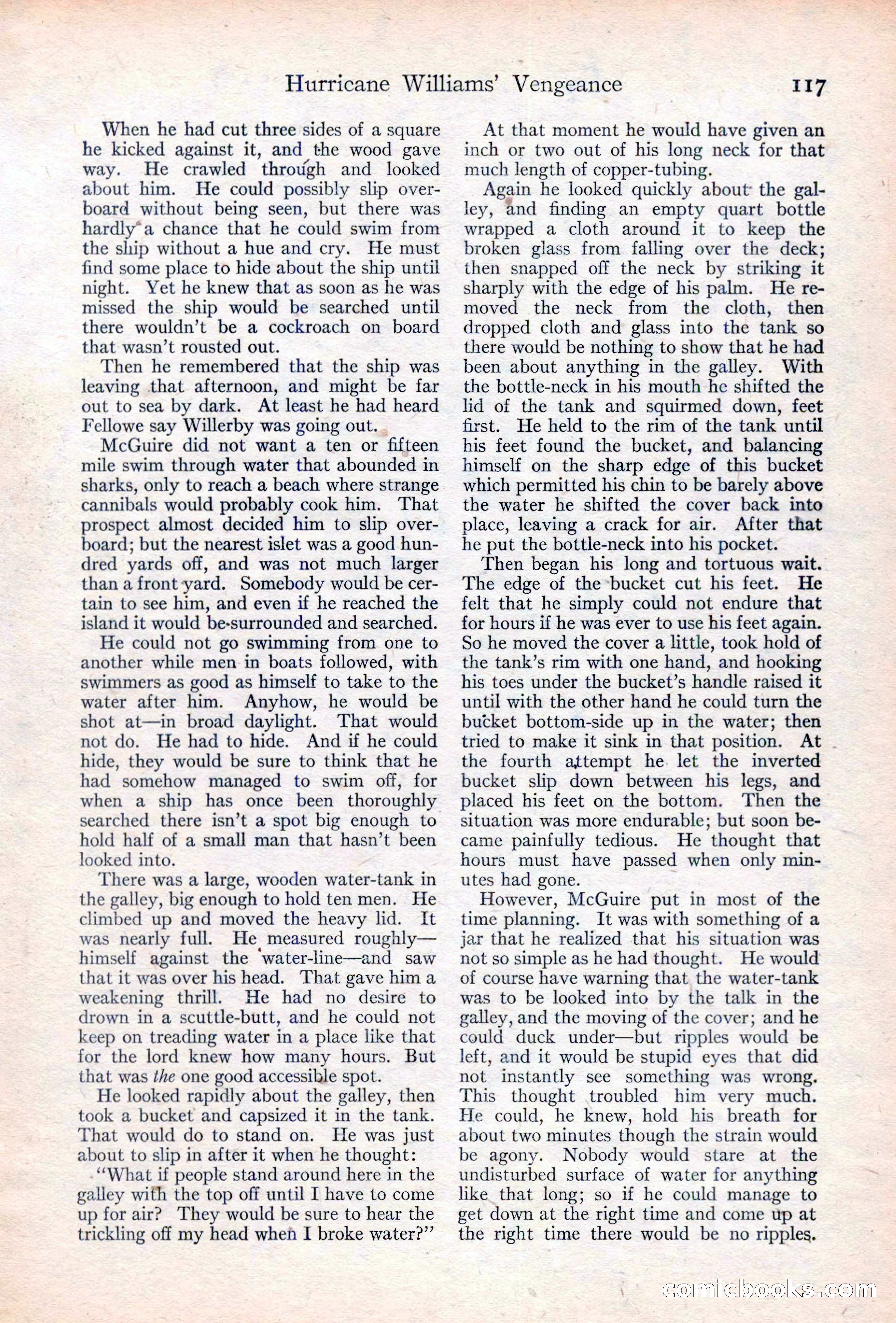 Adventure Magazine Cover, June 20, 1923 — page 119 of 196