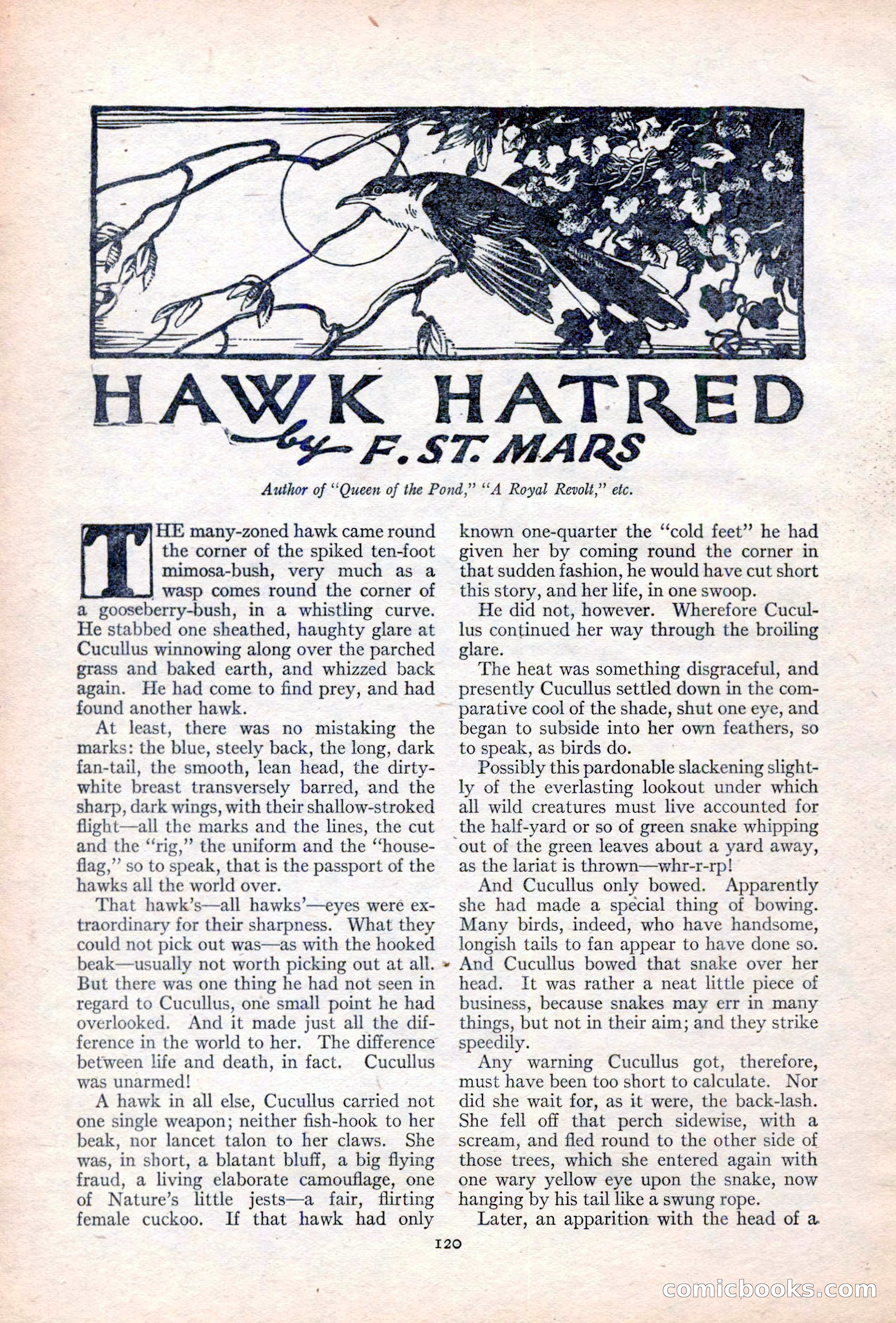 Adventure Magazine Cover, June 20, 1923 — page 122 of 196