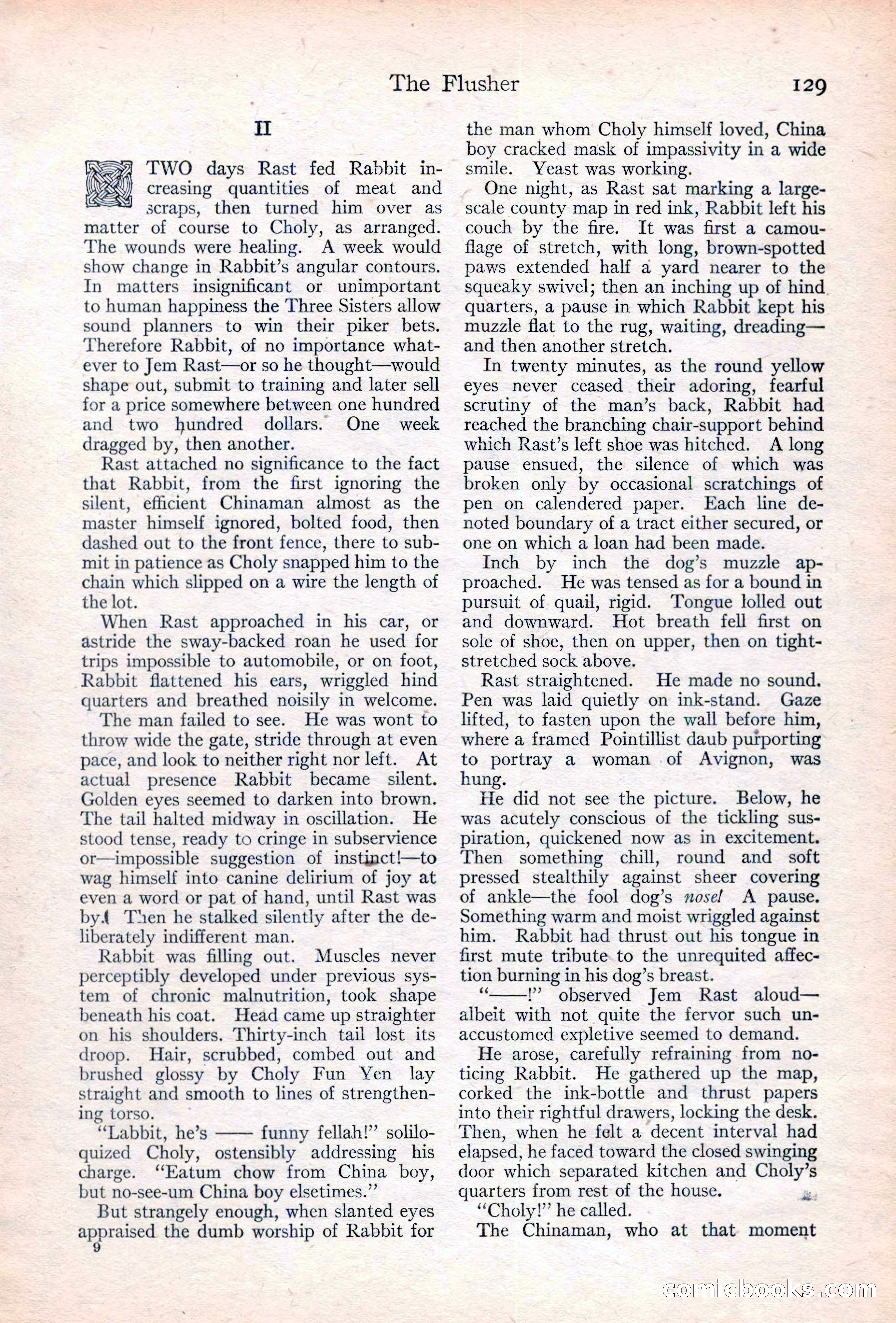 Adventure Magazine Cover, June 20, 1923 — page 131 of 196
