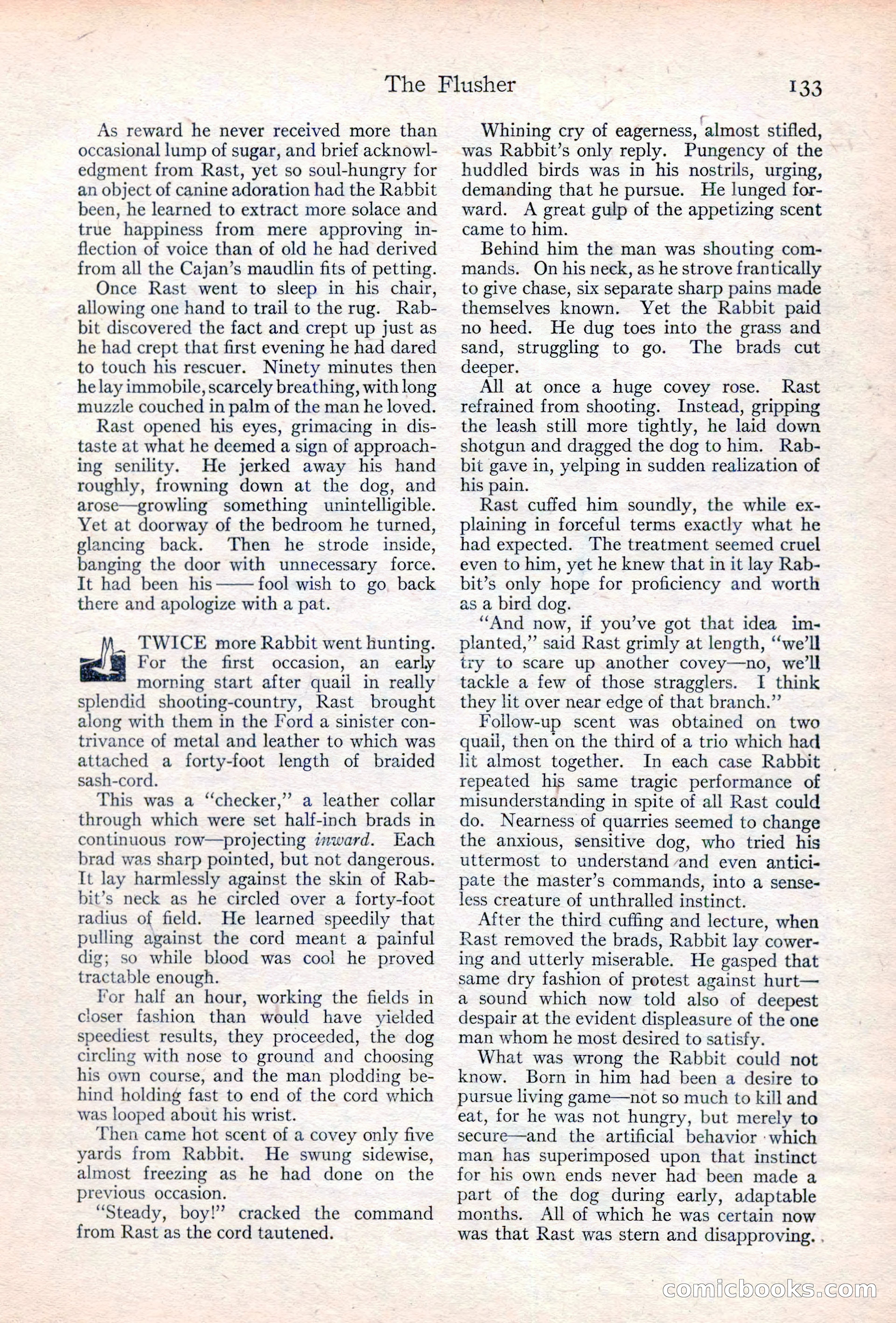 Adventure Magazine Cover, June 20, 1923 — page 135 of 196