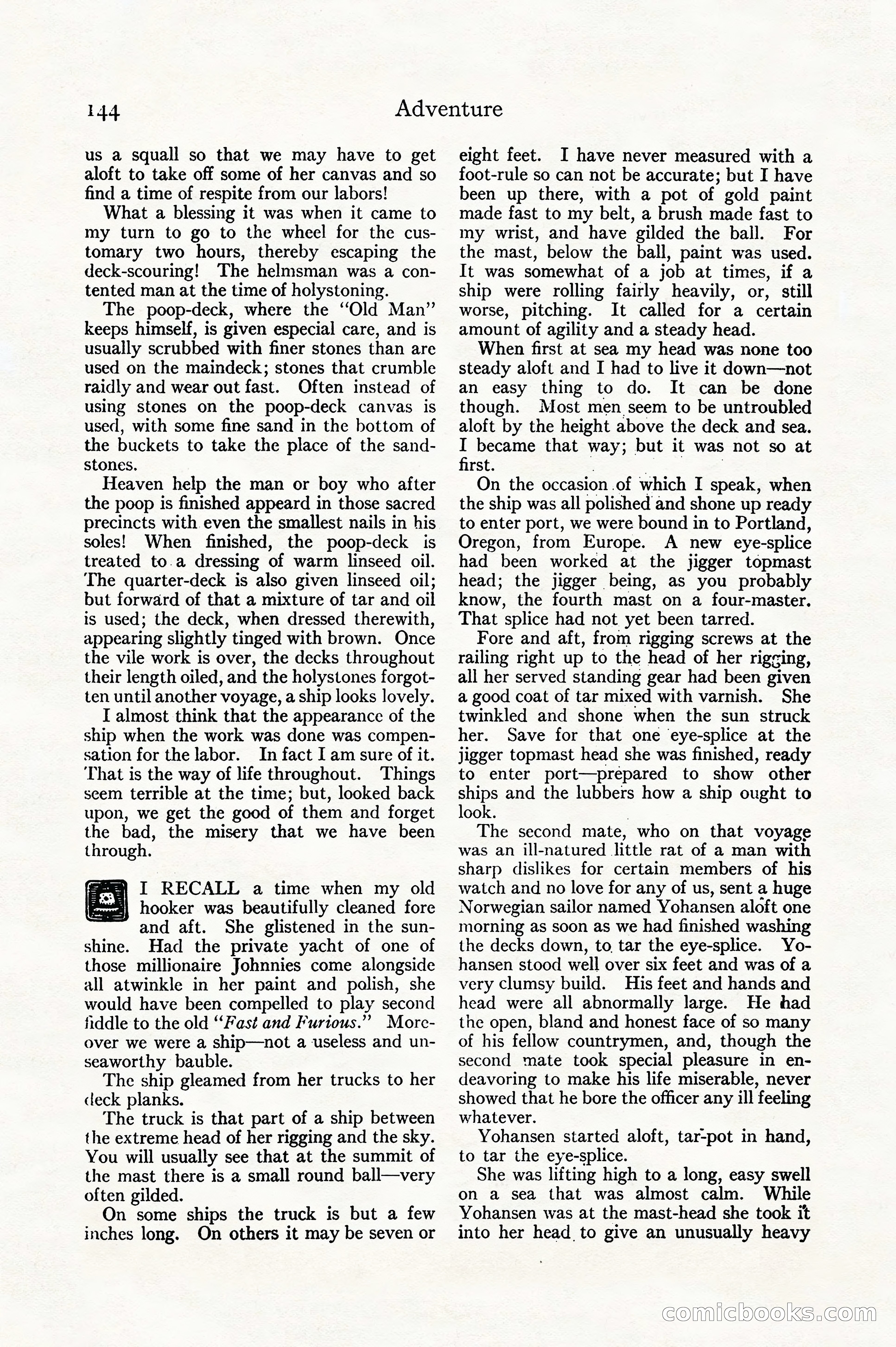Adventure Magazine Cover — page 168 of 218