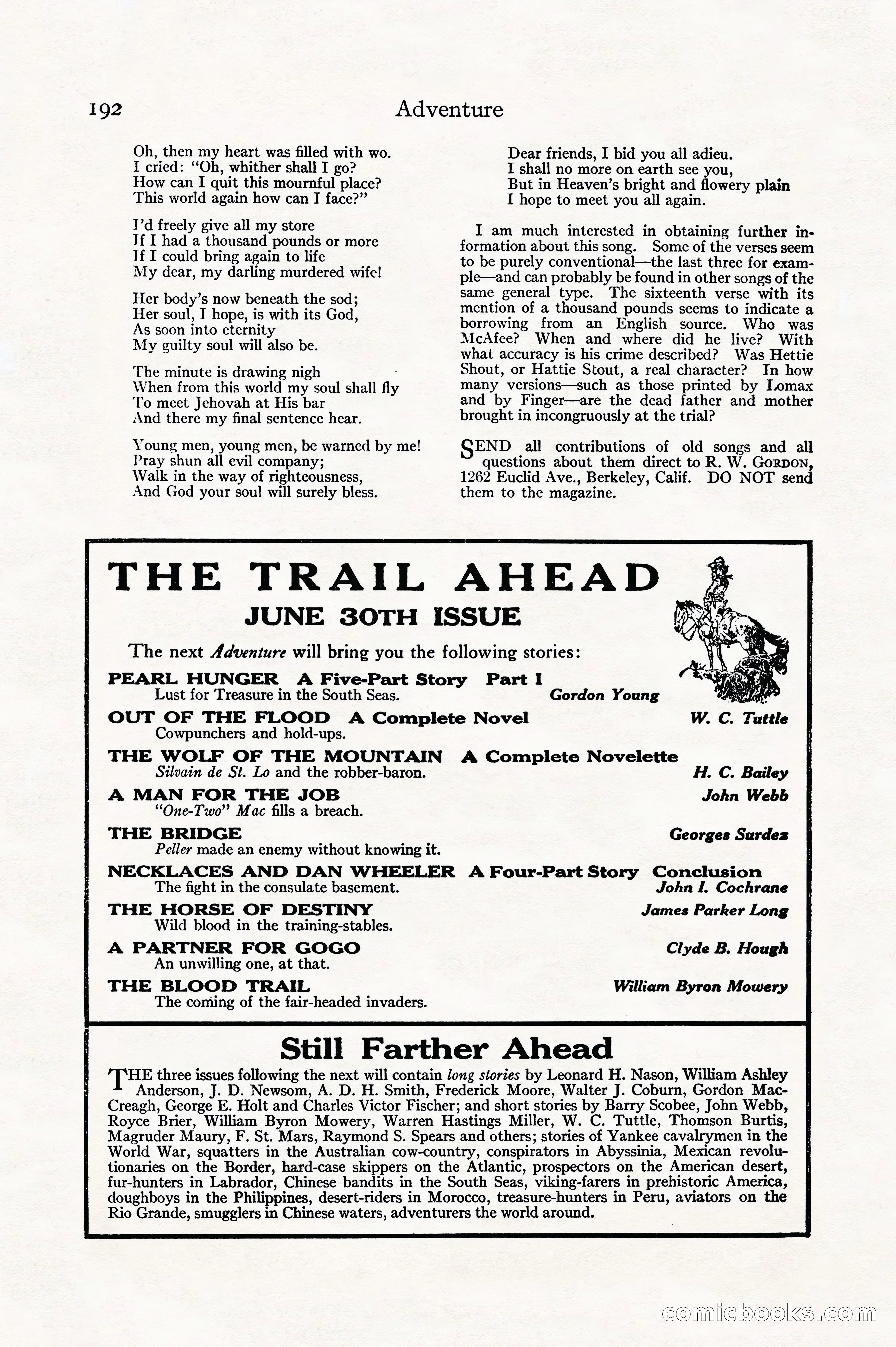 Adventure Magazine Cover — page 216 of 218