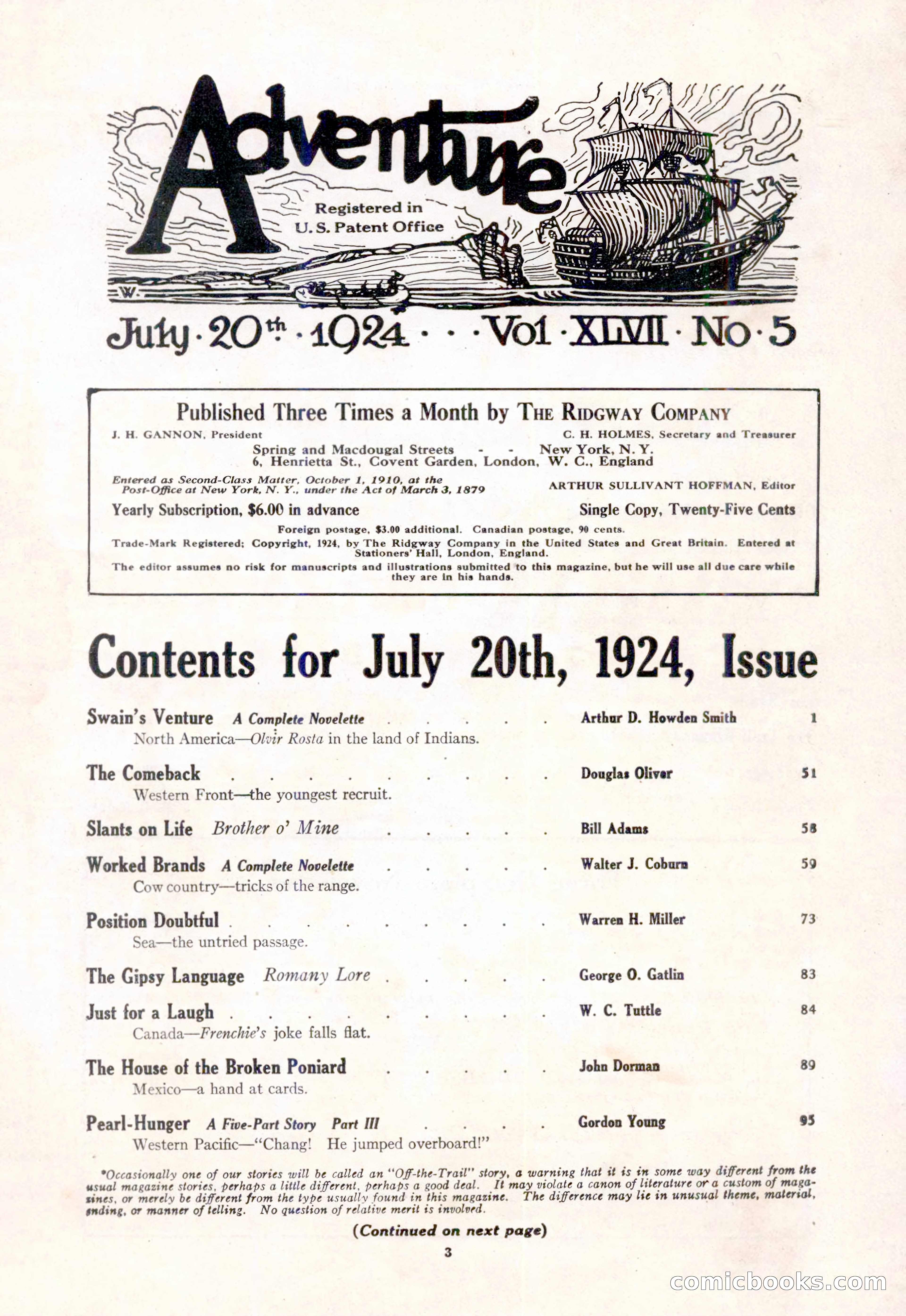 Adventure Magazine Cover — page 5 of 208