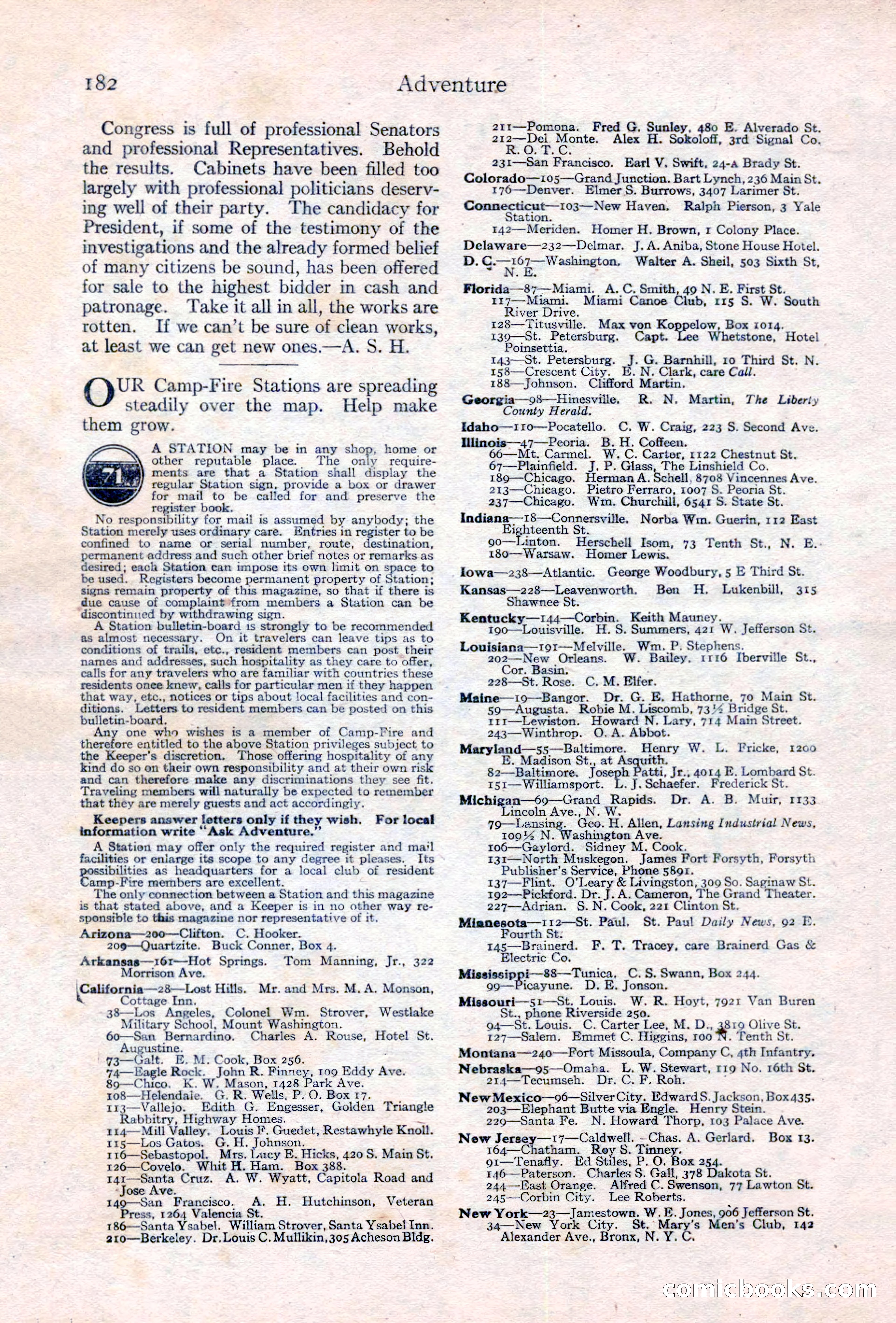 Adventure Magazine Cover — page 196 of 208