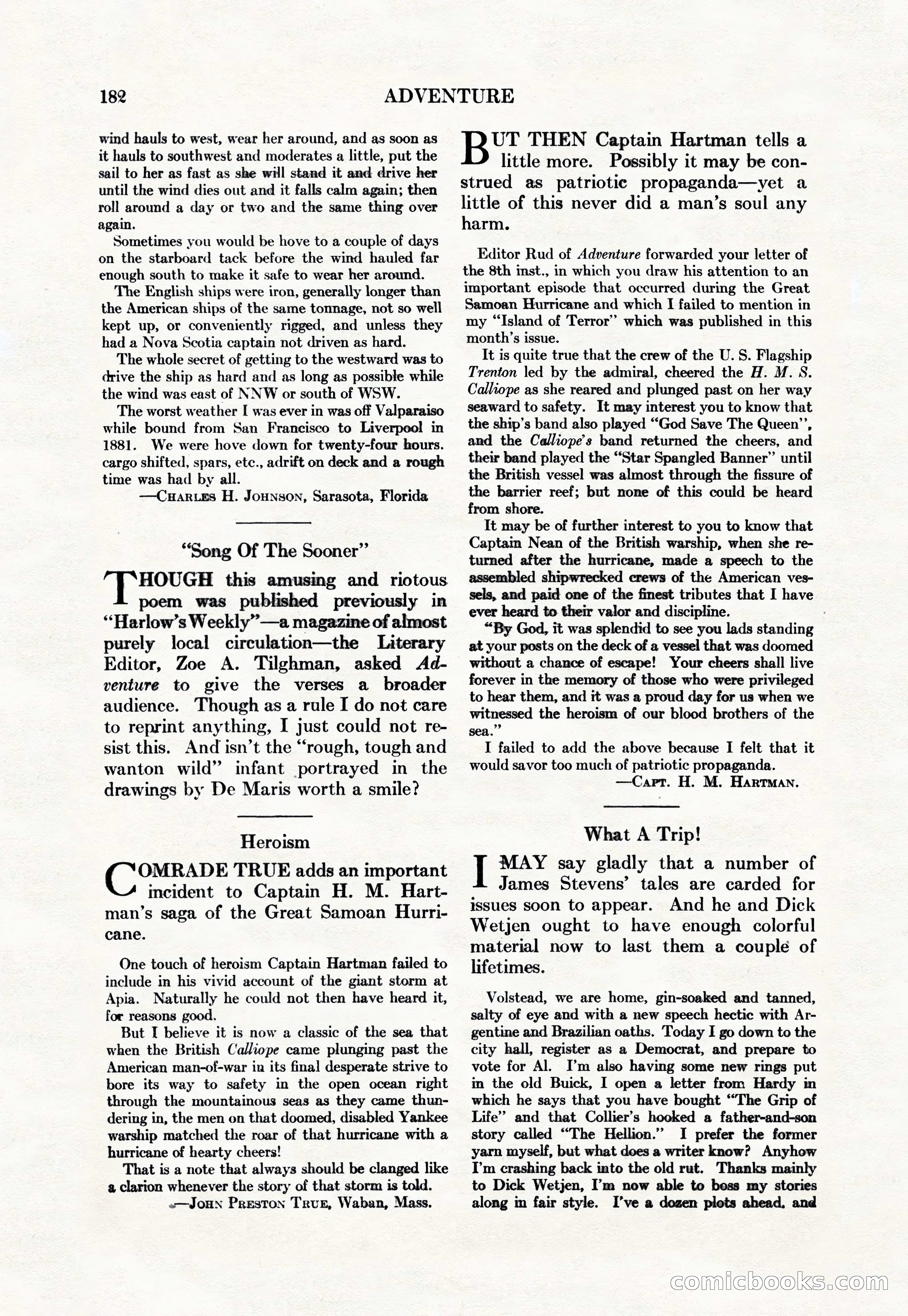 Adventure Magazine Cover — page 184 of 194
