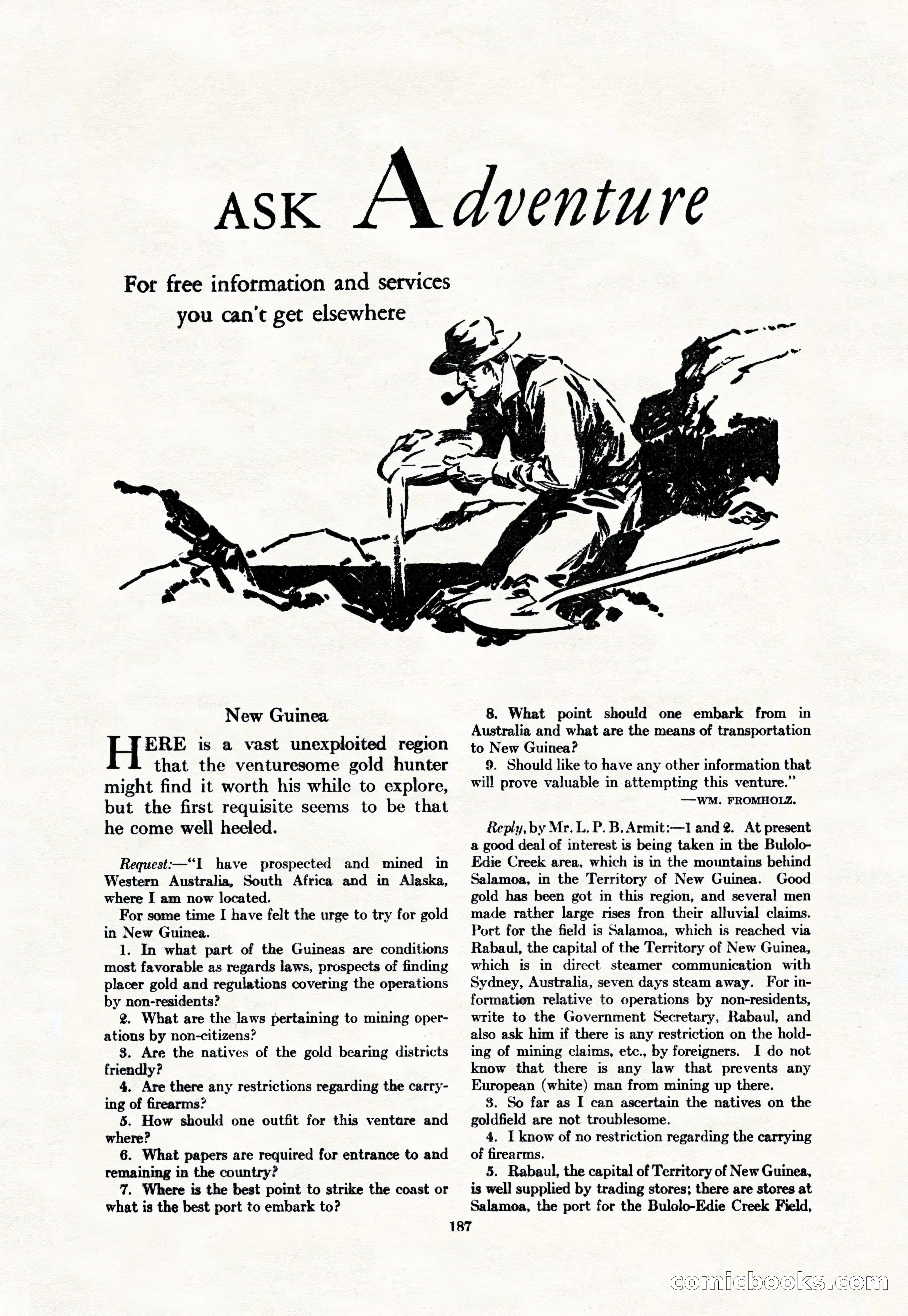 Adventure Magazine Cover — page 189 of 194