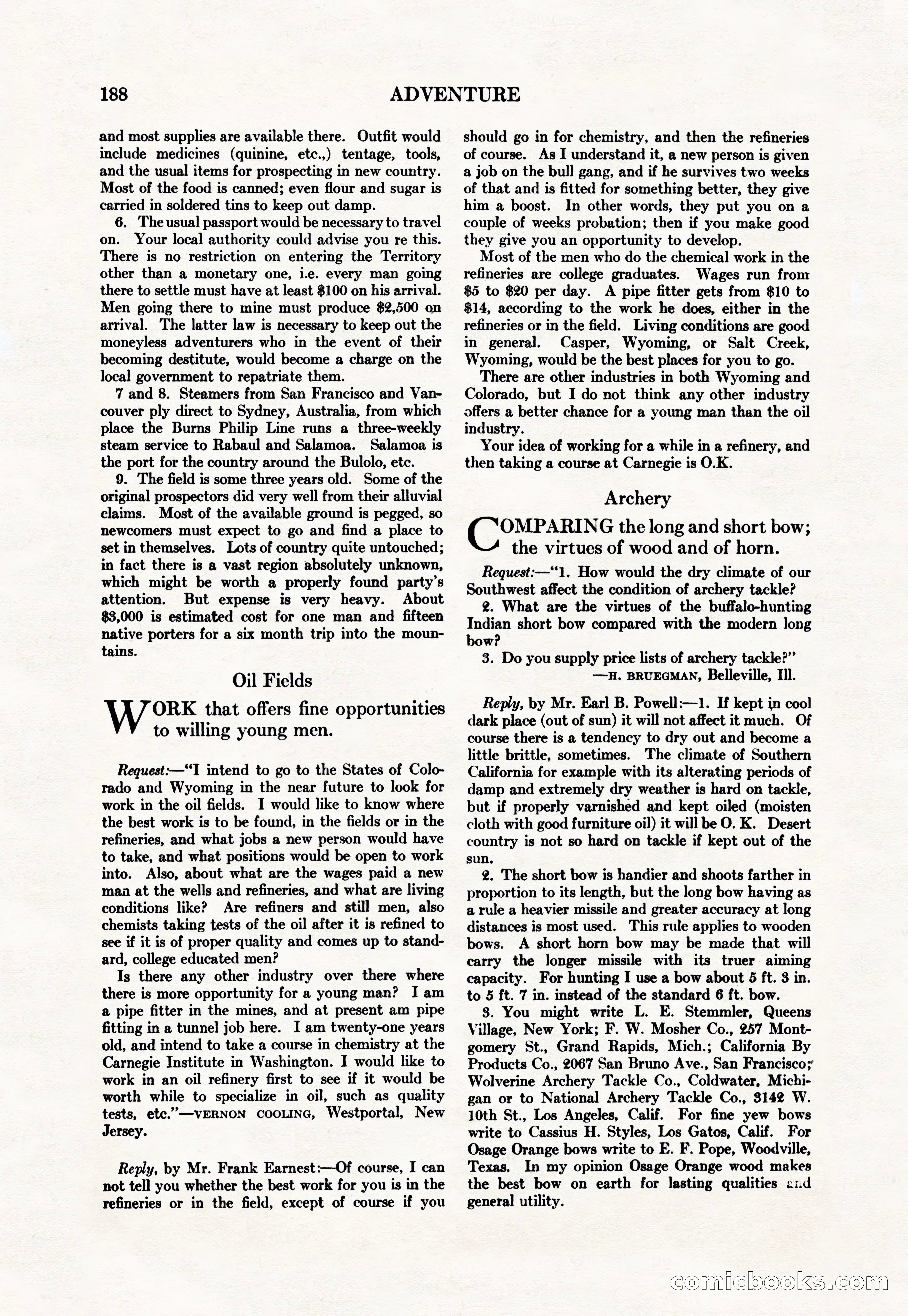 Adventure Magazine Cover — page 190 of 194