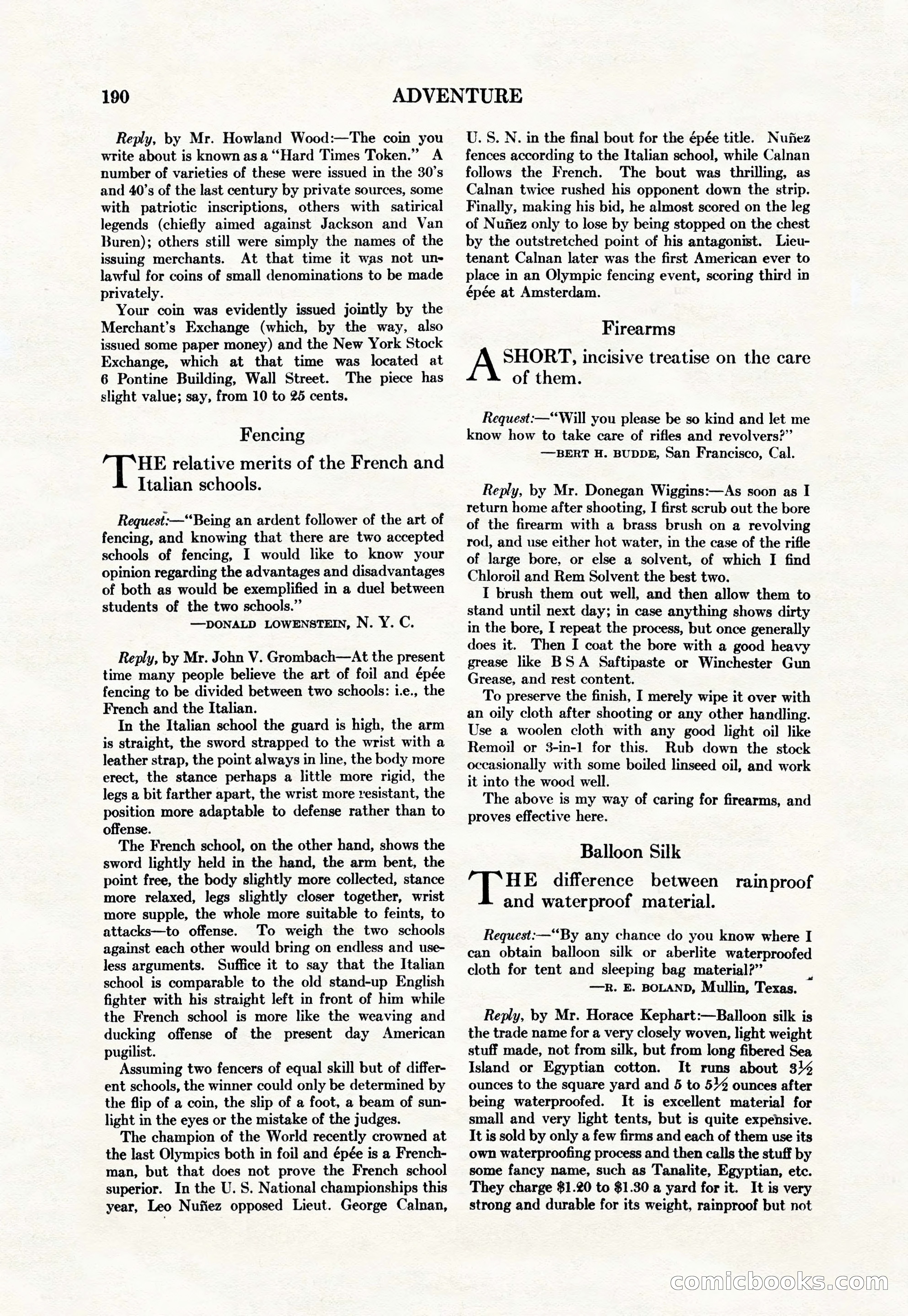 Adventure Magazine Cover — page 192 of 194