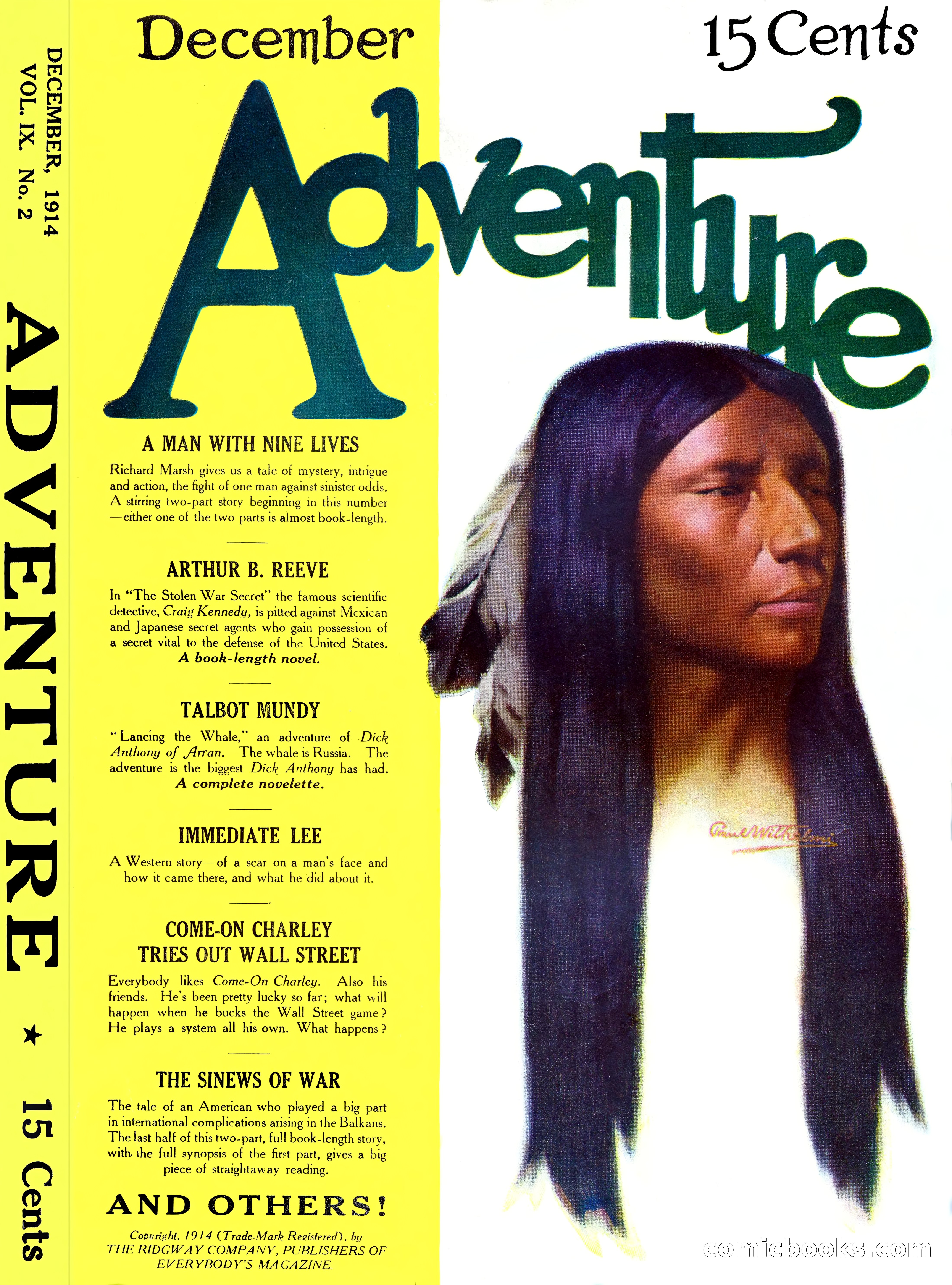 Adventure, December 1914 — page 1 of 228