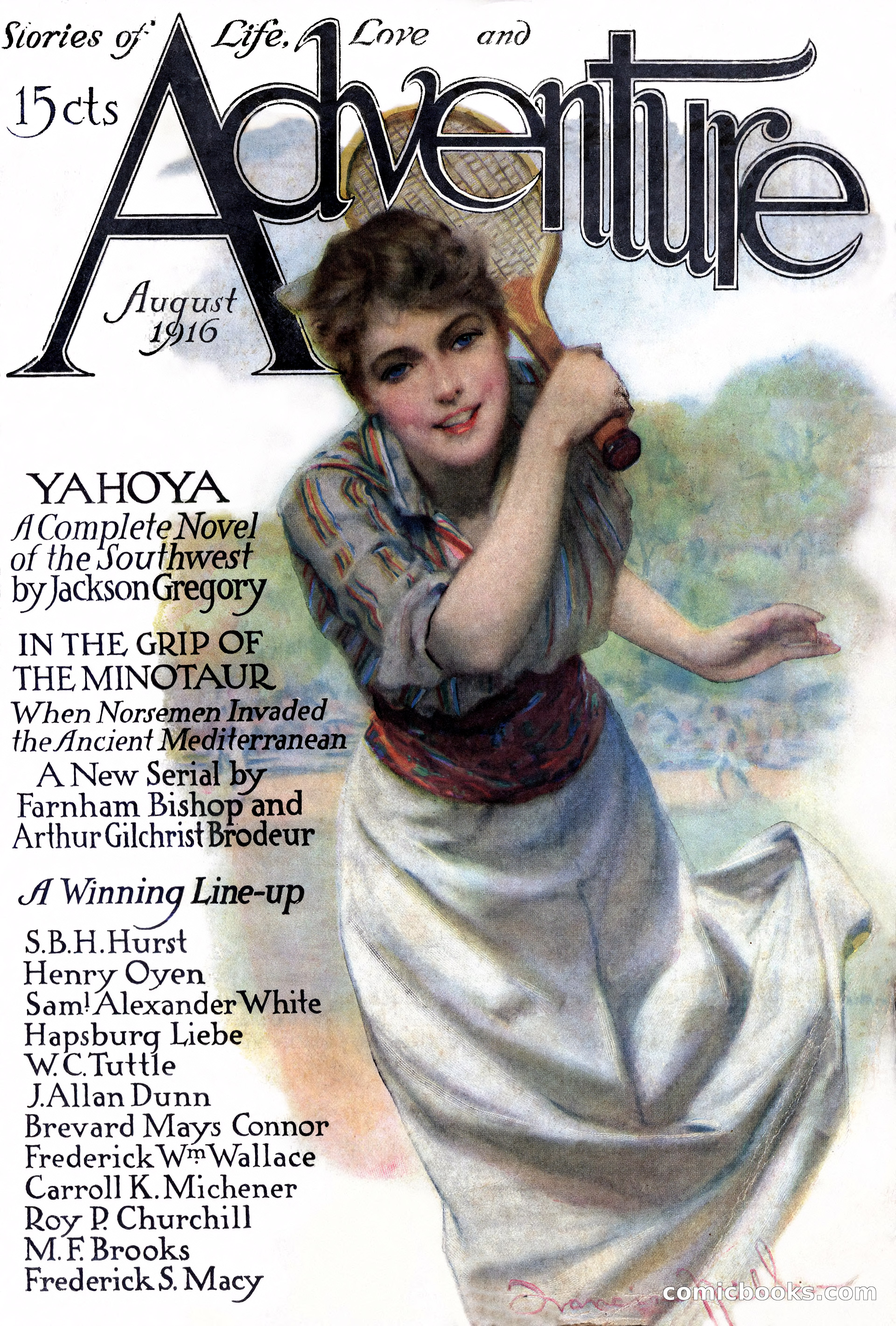 Adventure Magazine, August 1916 — page 1 of 228