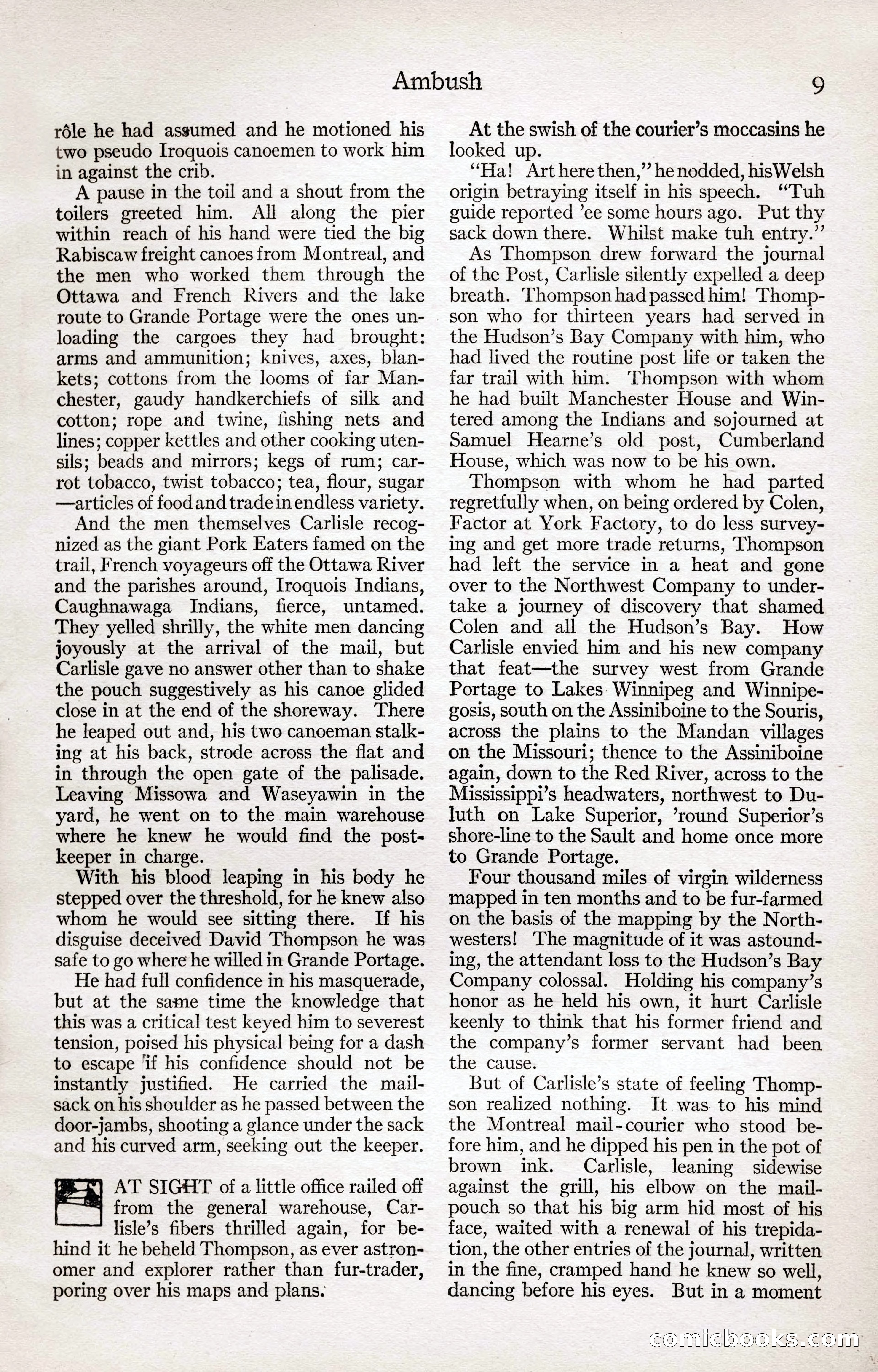 Adventure Magazine Cover, April 3, 1918 — page 11 of 194