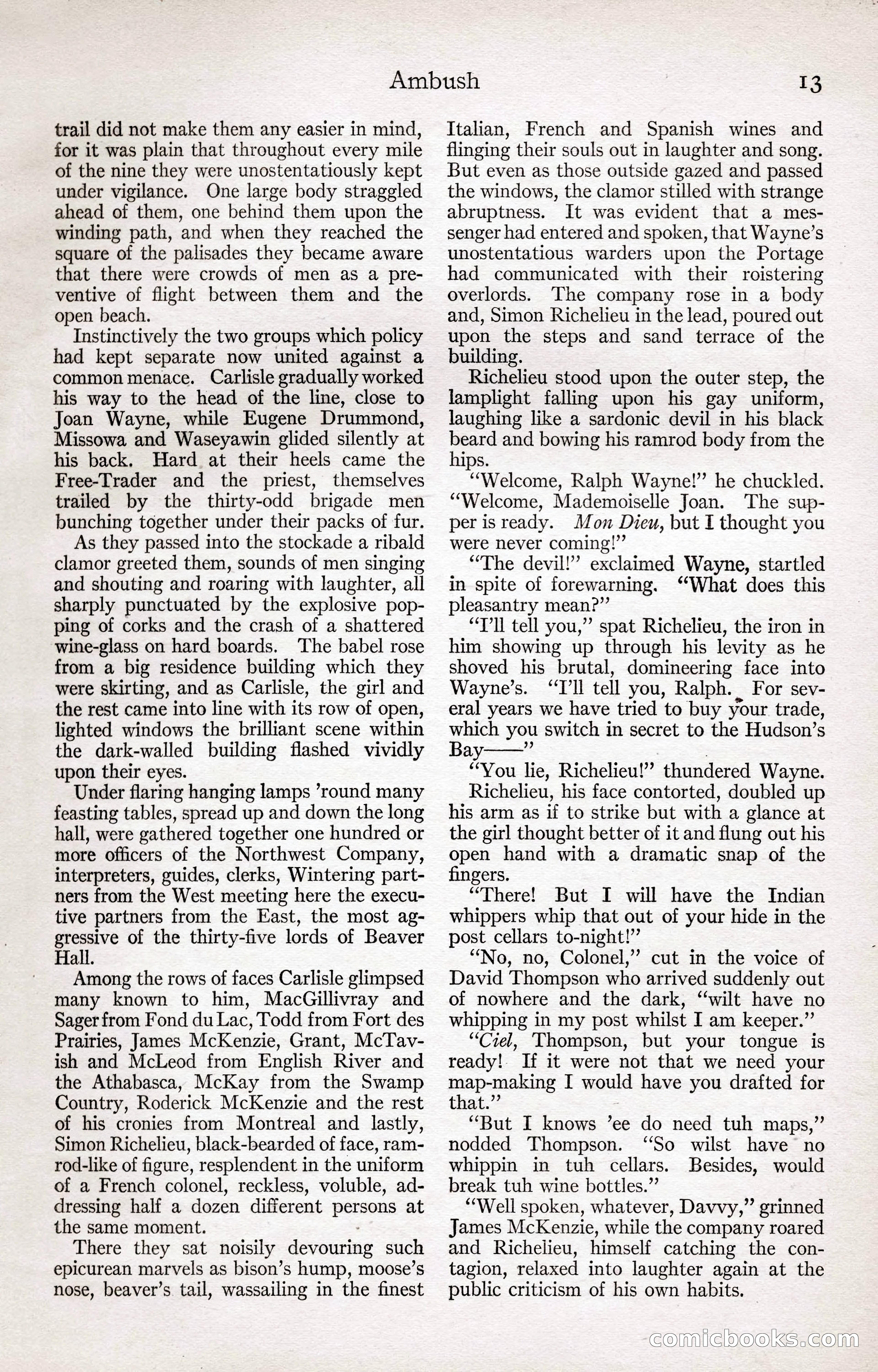Adventure Magazine Cover, April 3, 1918 — page 15 of 194
