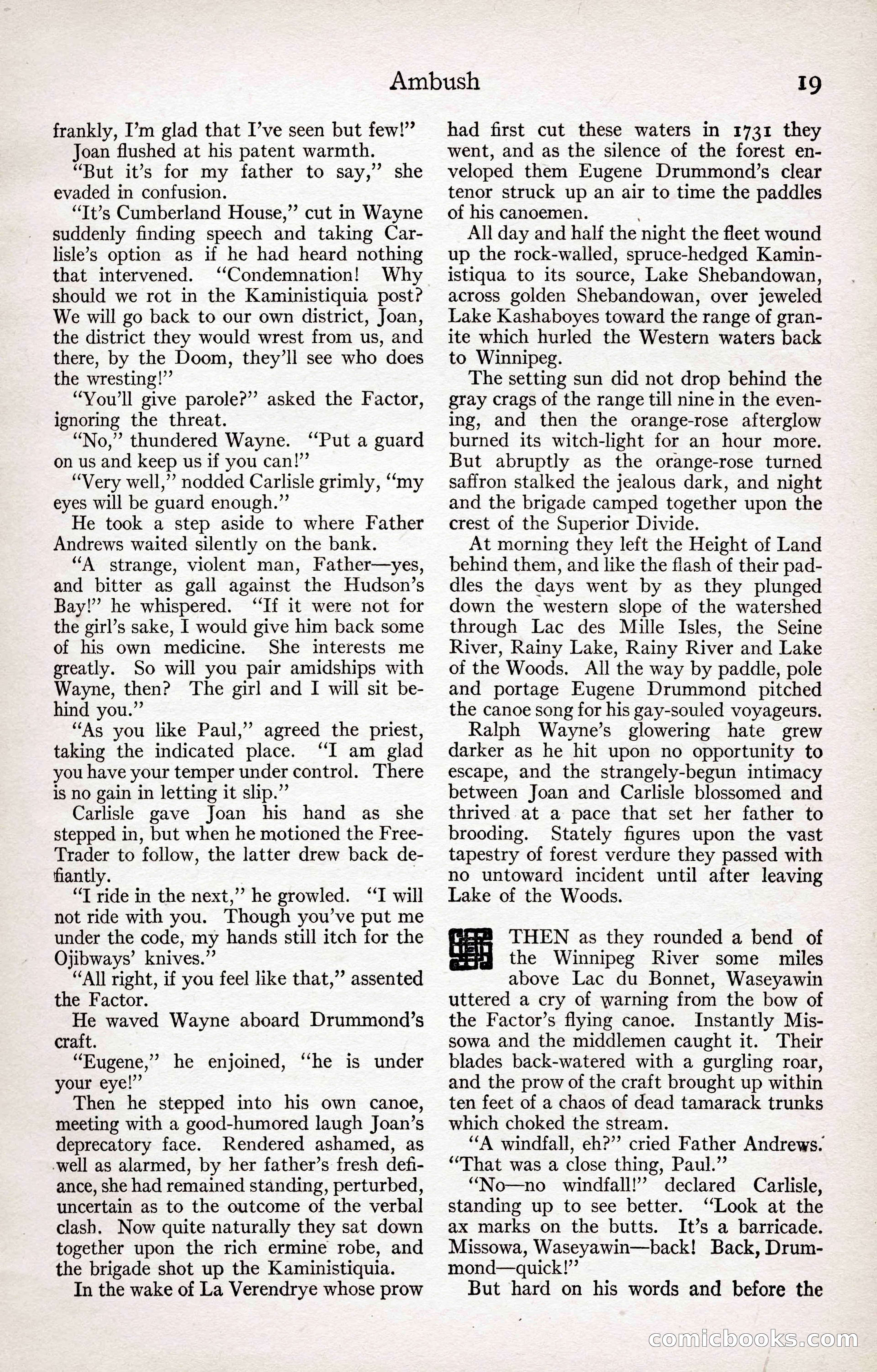 Adventure Magazine Cover, April 3, 1918 — page 21 of 194