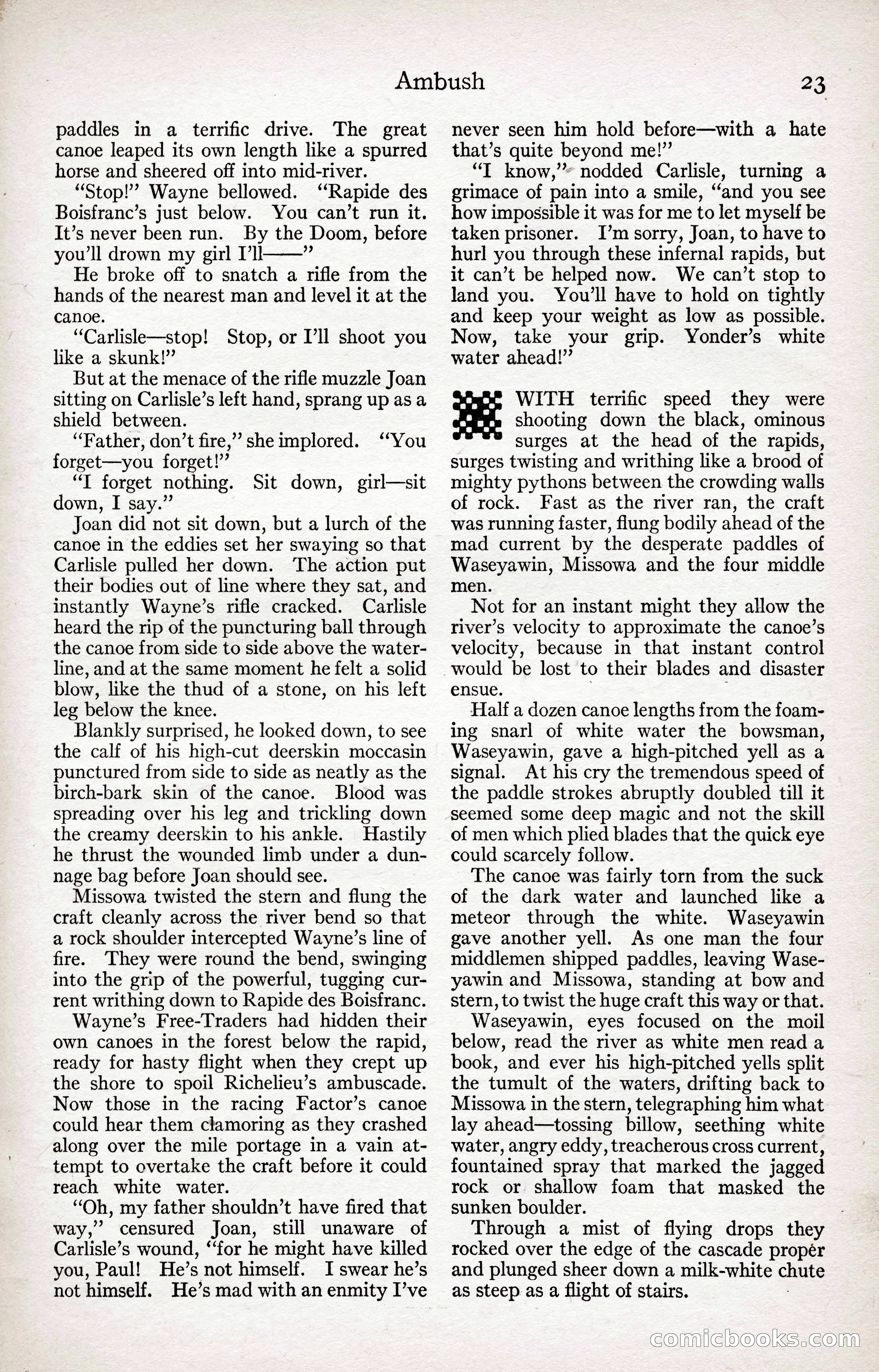 Adventure Magazine Cover, April 3, 1918 — page 25 of 194