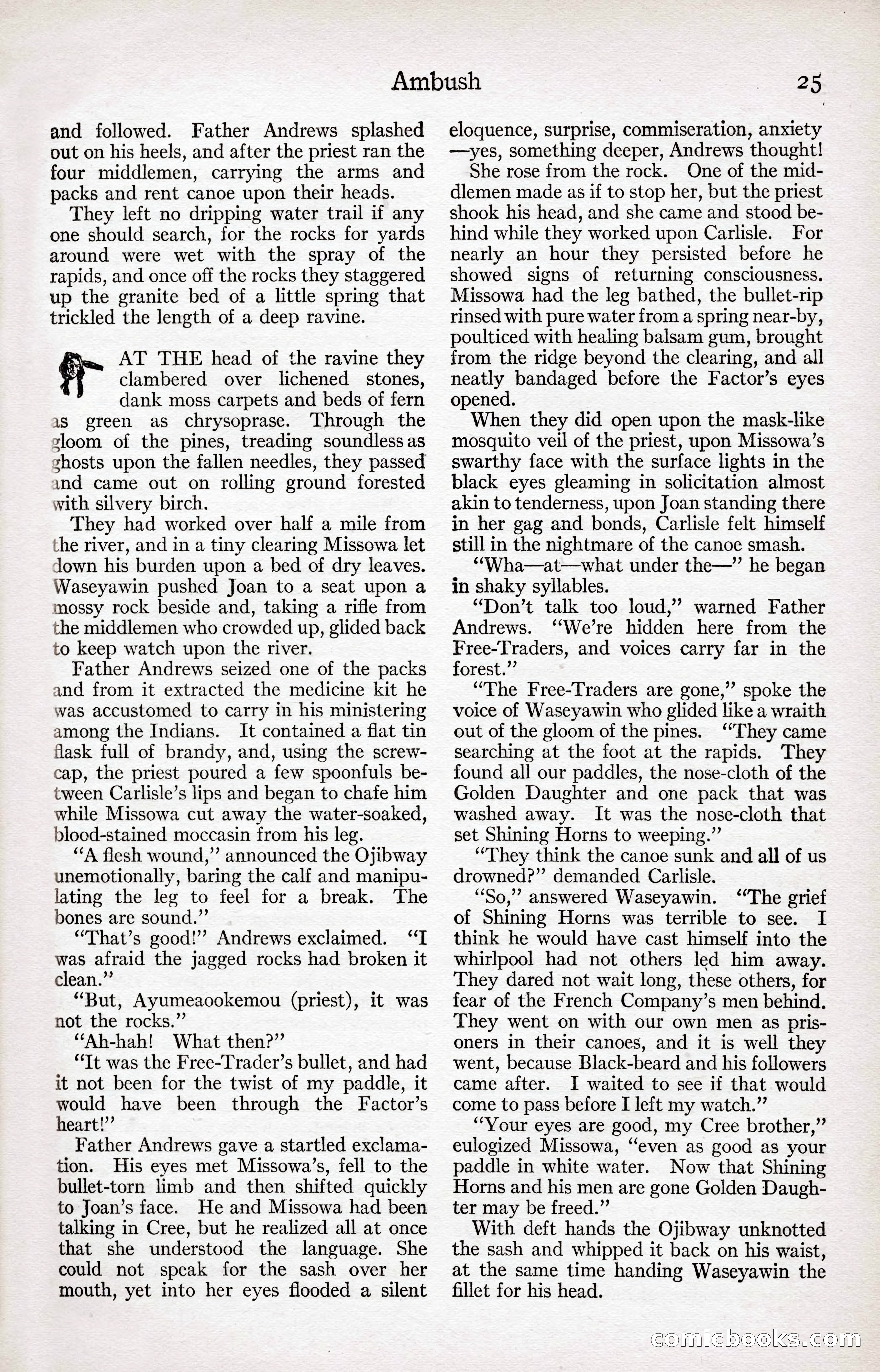 Adventure Magazine Cover, April 3, 1918 — page 27 of 194