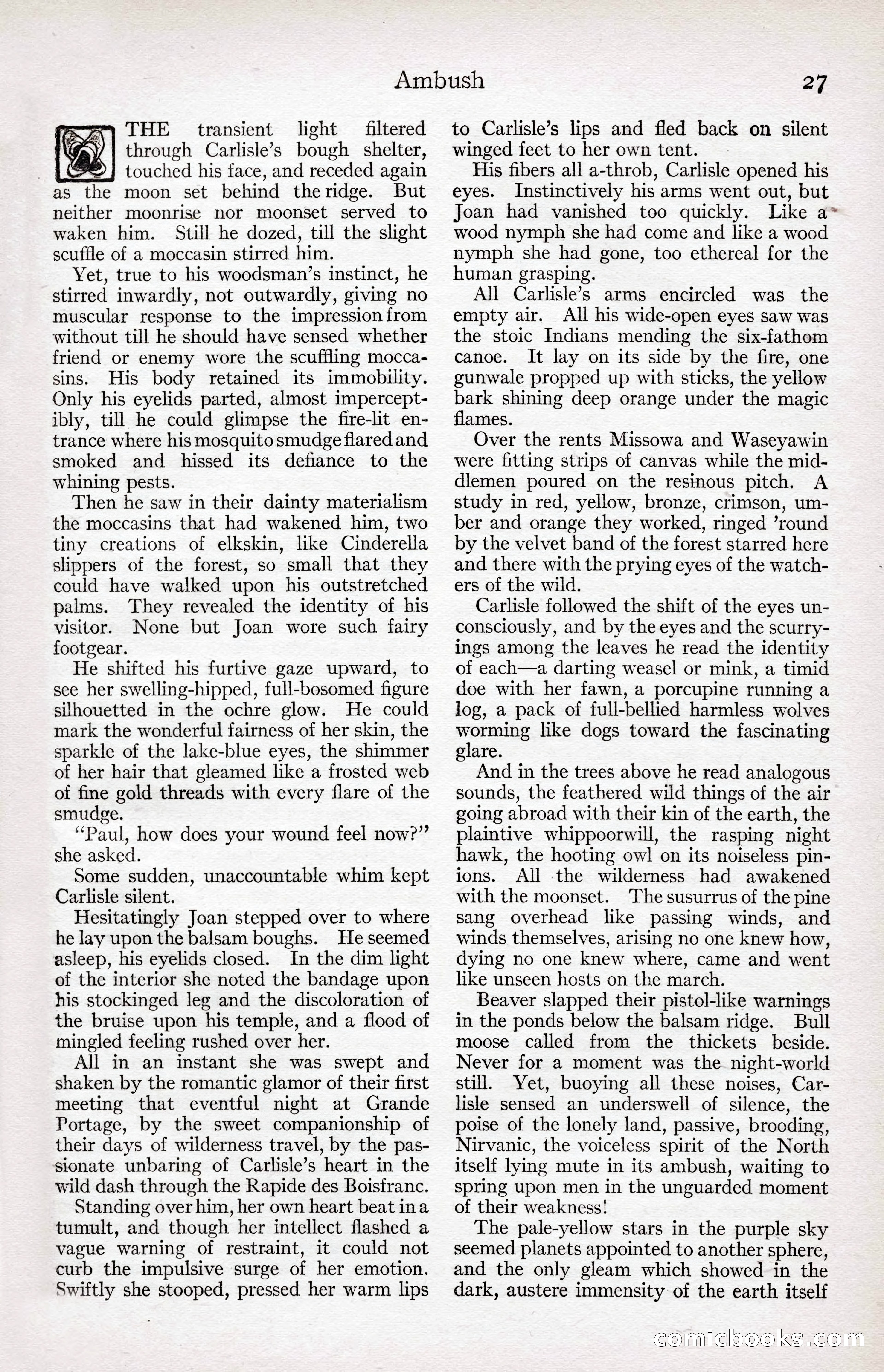 Adventure Magazine Cover, April 3, 1918 — page 29 of 194