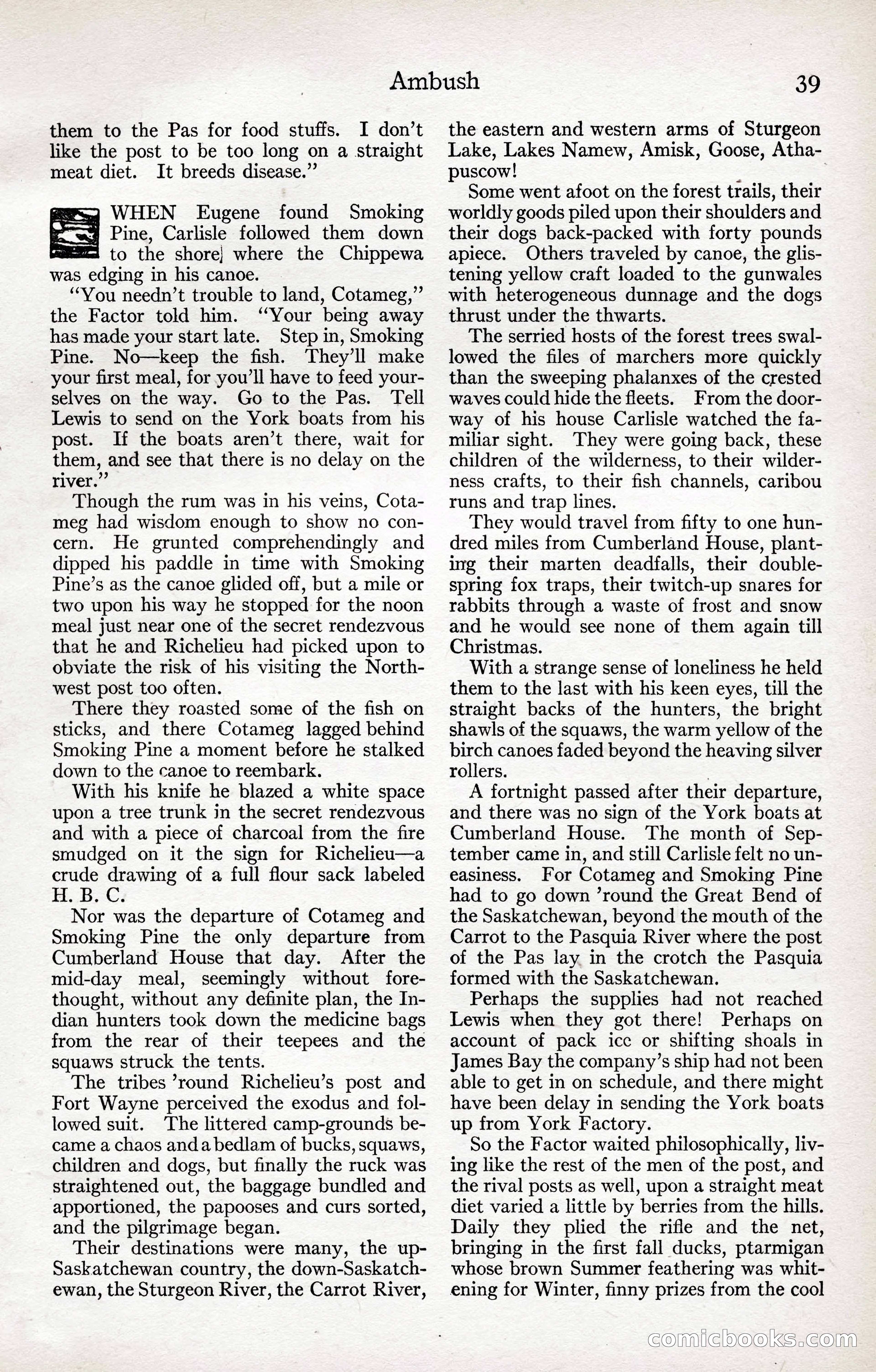 Adventure Magazine Cover, April 3, 1918 — page 41 of 194