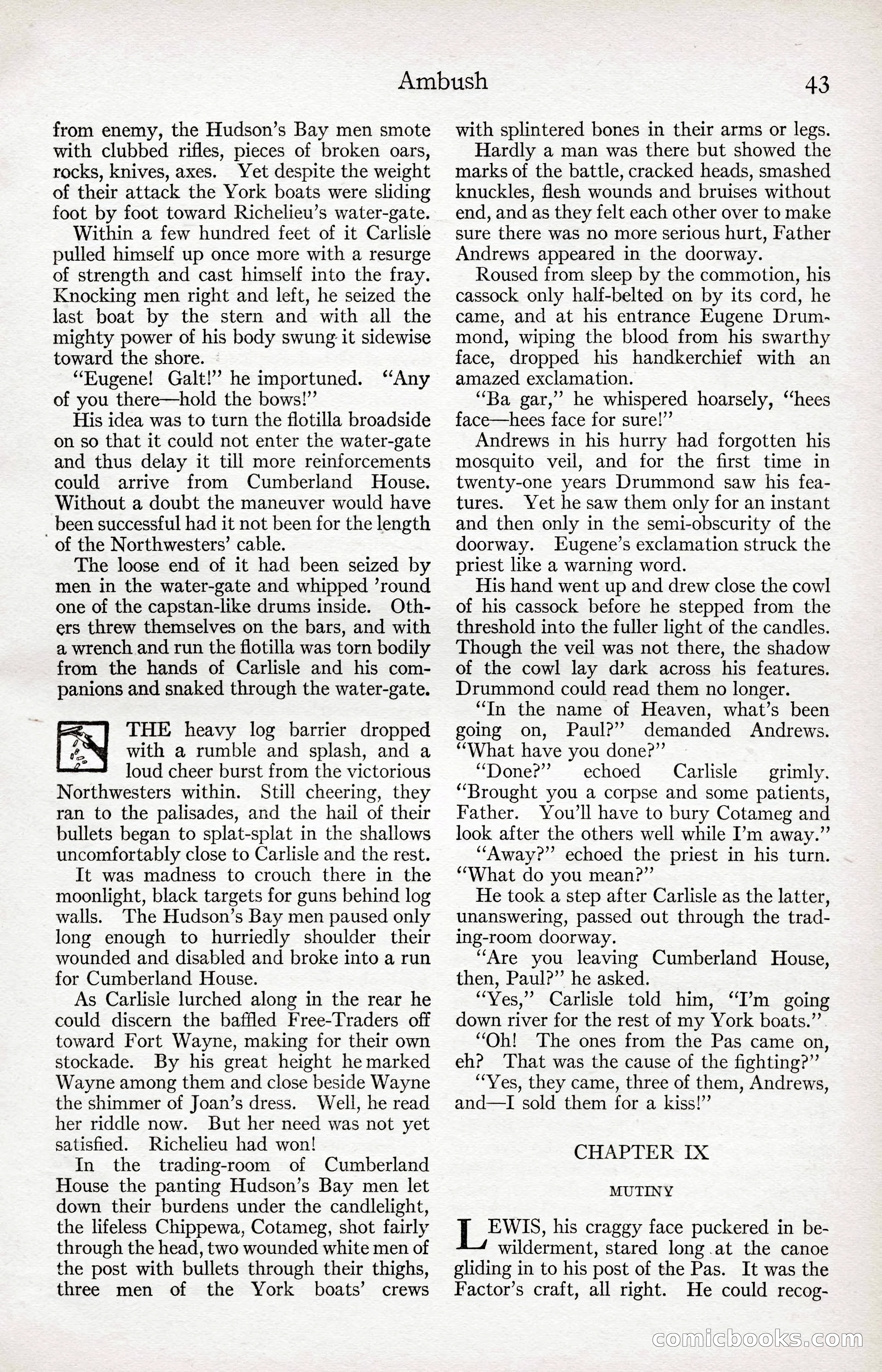 Adventure Magazine Cover, April 3, 1918 — page 45 of 194