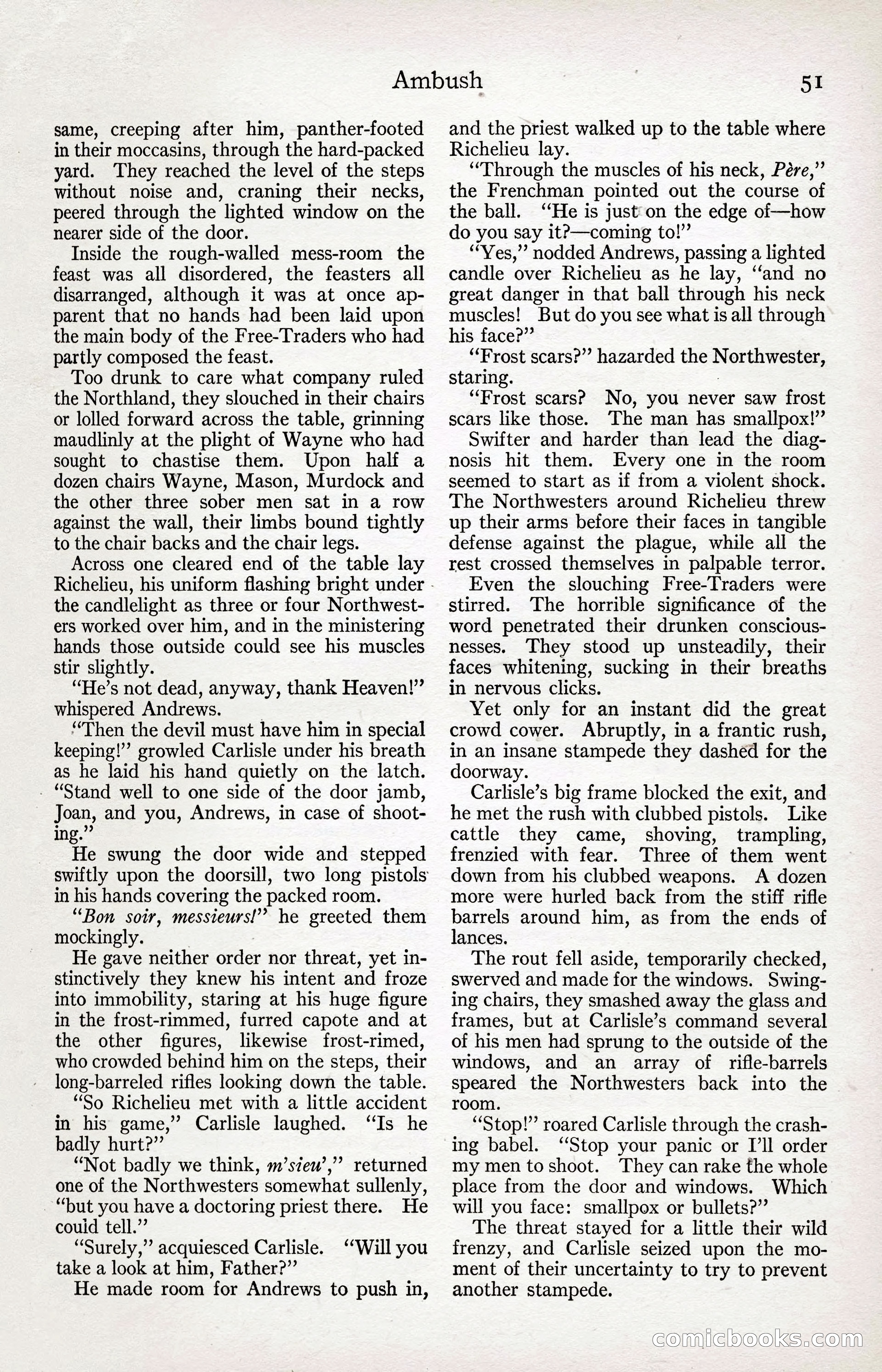 Adventure Magazine Cover, April 3, 1918 — page 53 of 194
