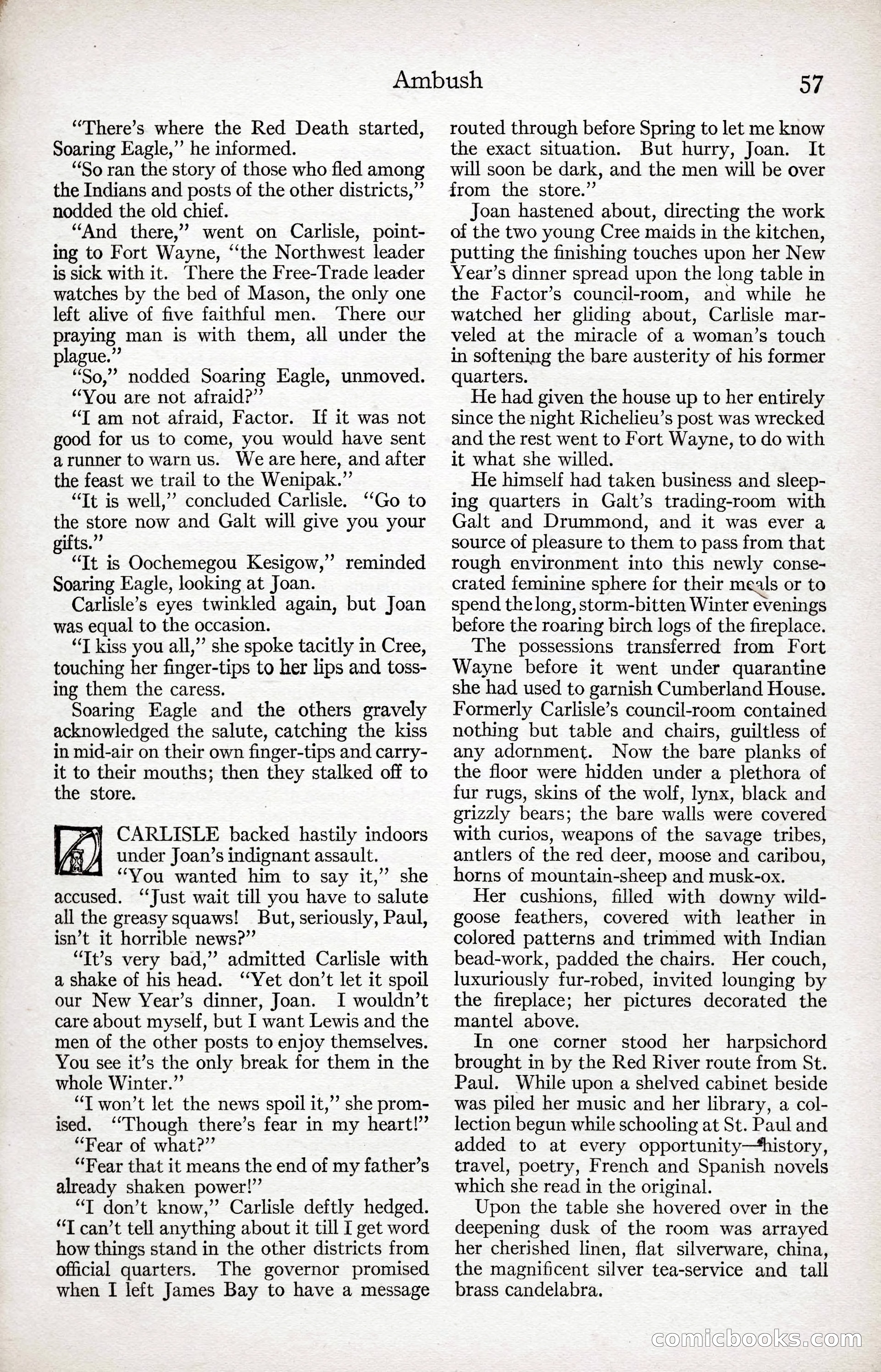 Adventure Magazine Cover, April 3, 1918 — page 59 of 194