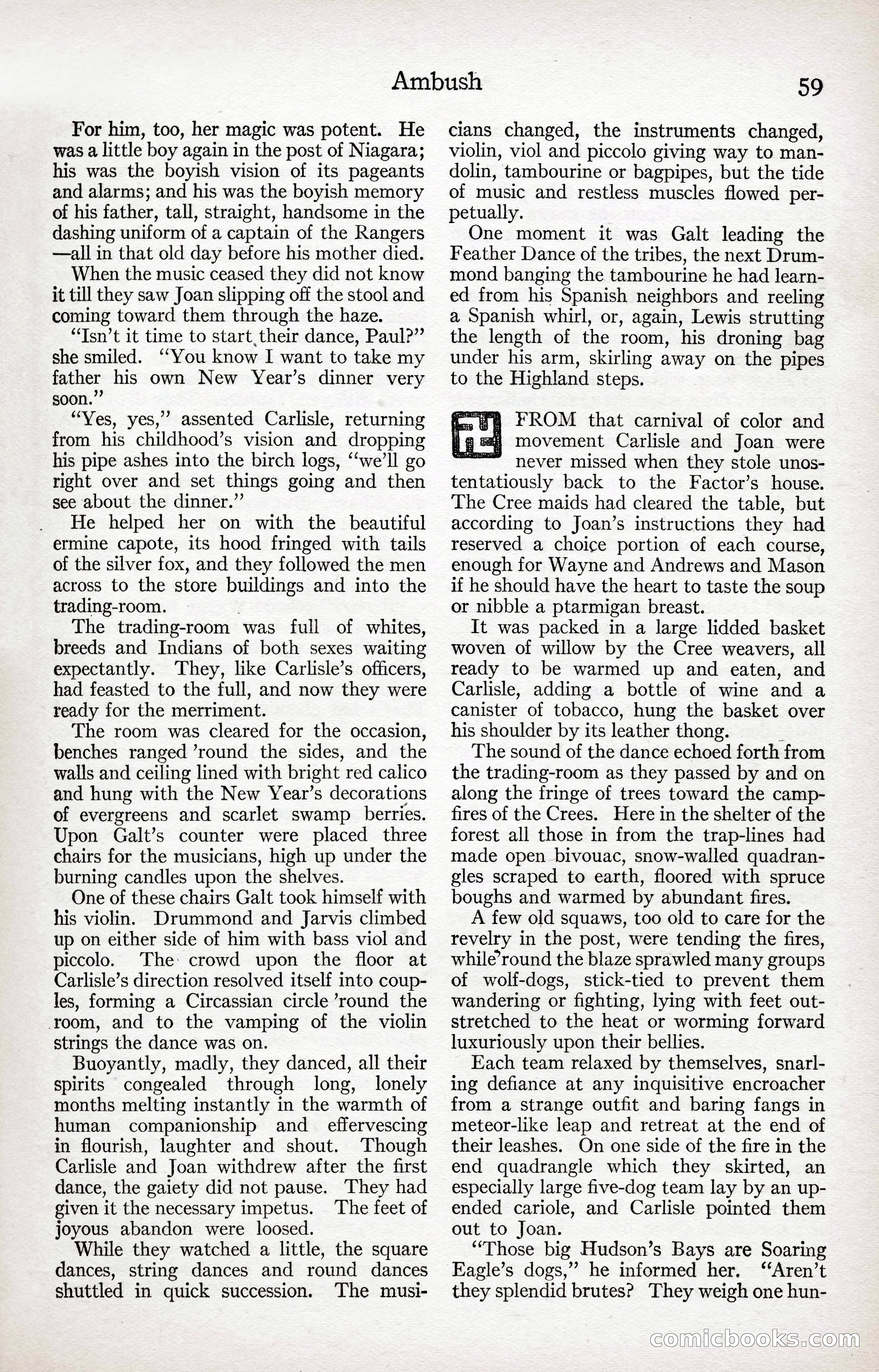 Adventure Magazine Cover, April 3, 1918 — page 61 of 194