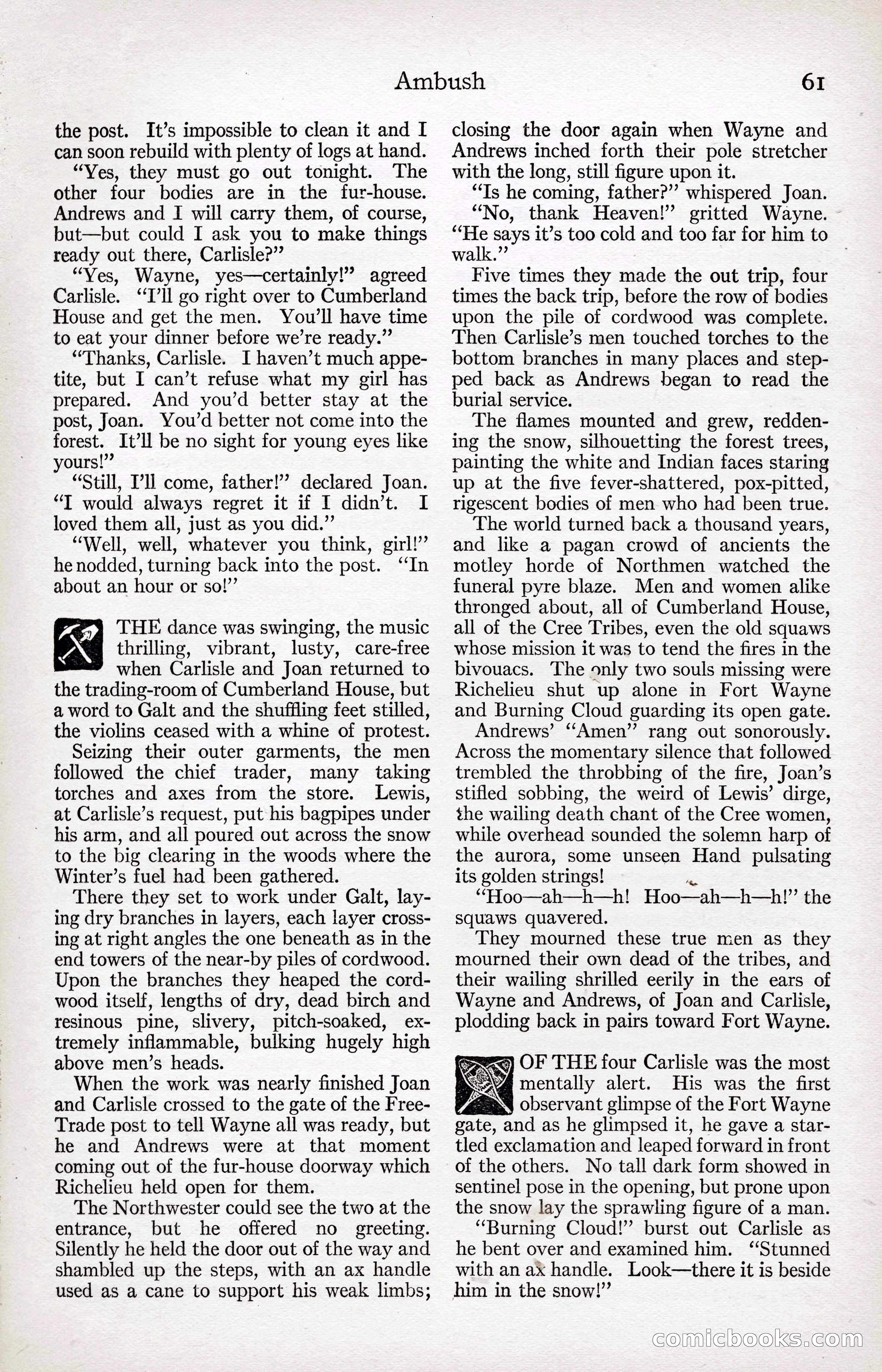 Adventure Magazine Cover, April 3, 1918 — page 63 of 194