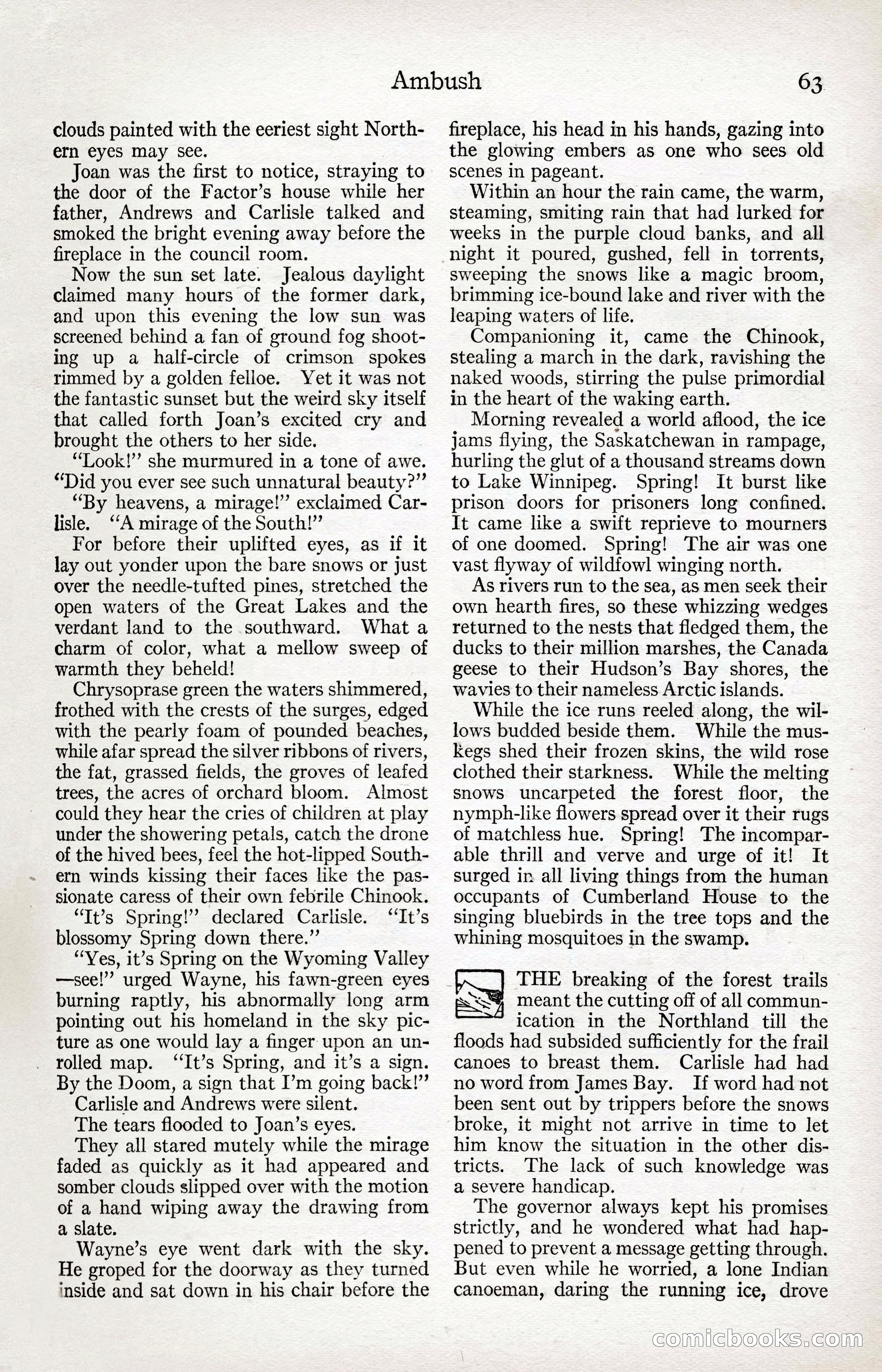 Adventure Magazine Cover, April 3, 1918 — page 65 of 194