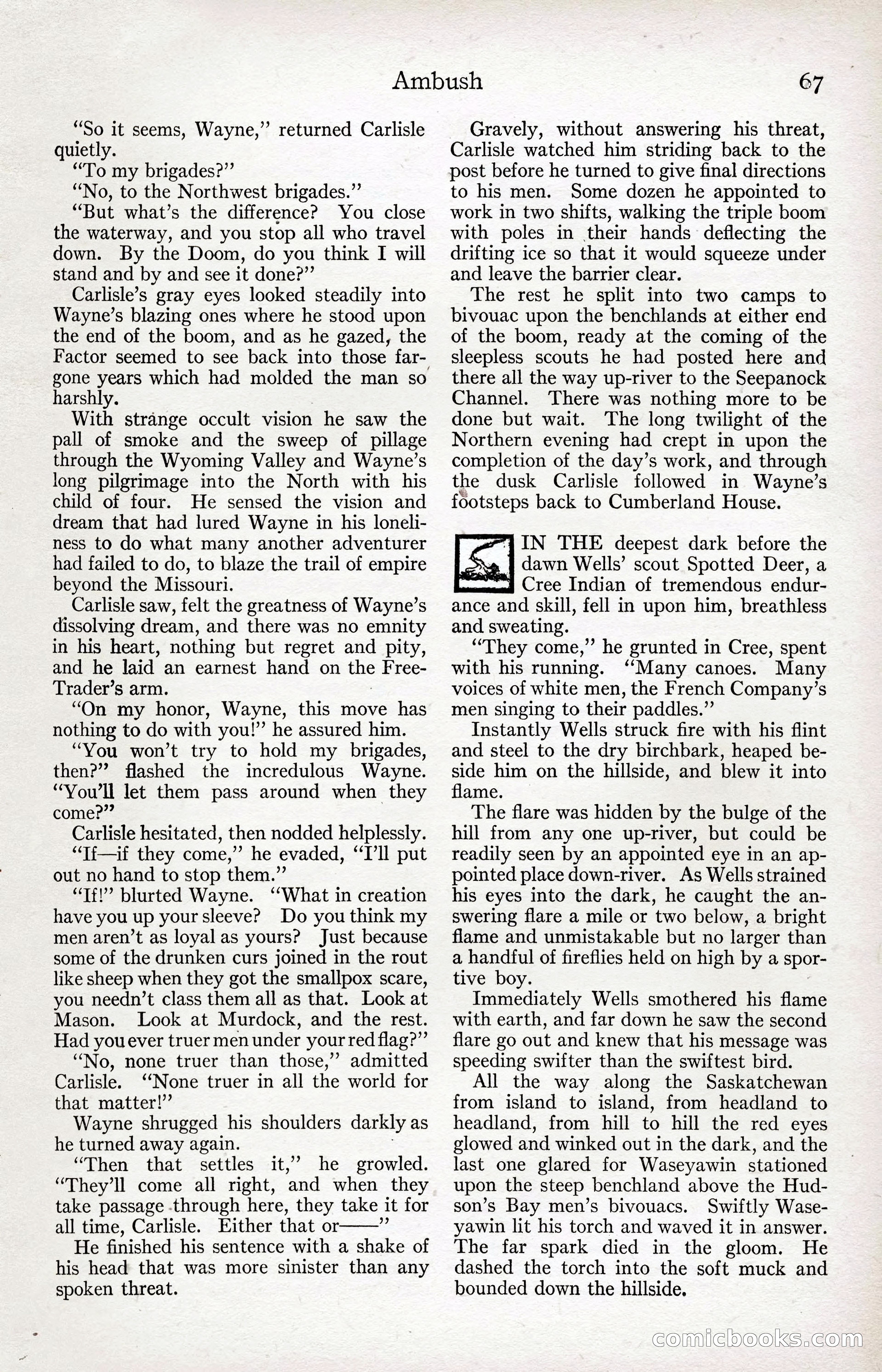 Adventure Magazine Cover, April 3, 1918 — page 69 of 194