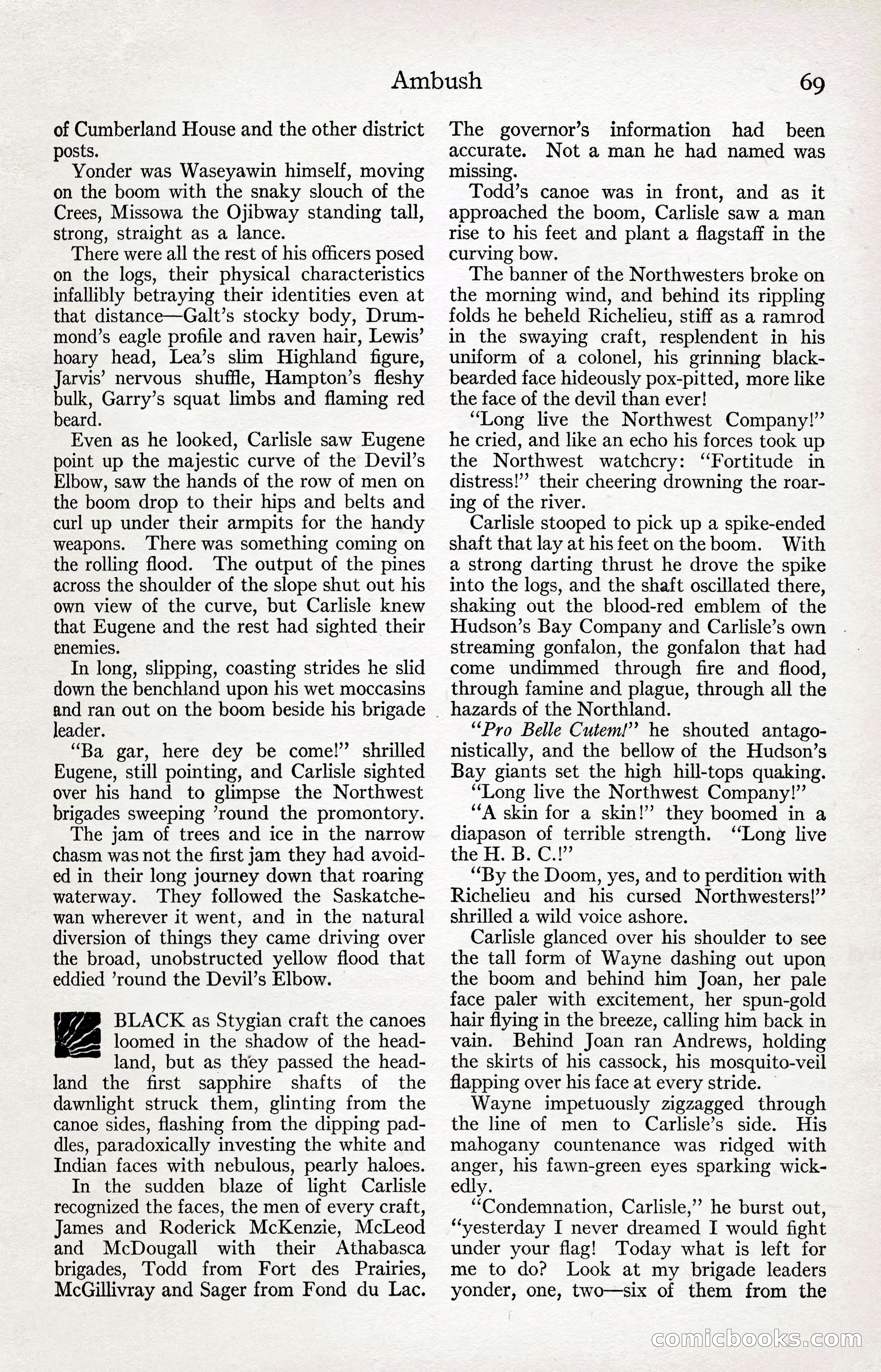 Adventure Magazine Cover, April 3, 1918 — page 71 of 194