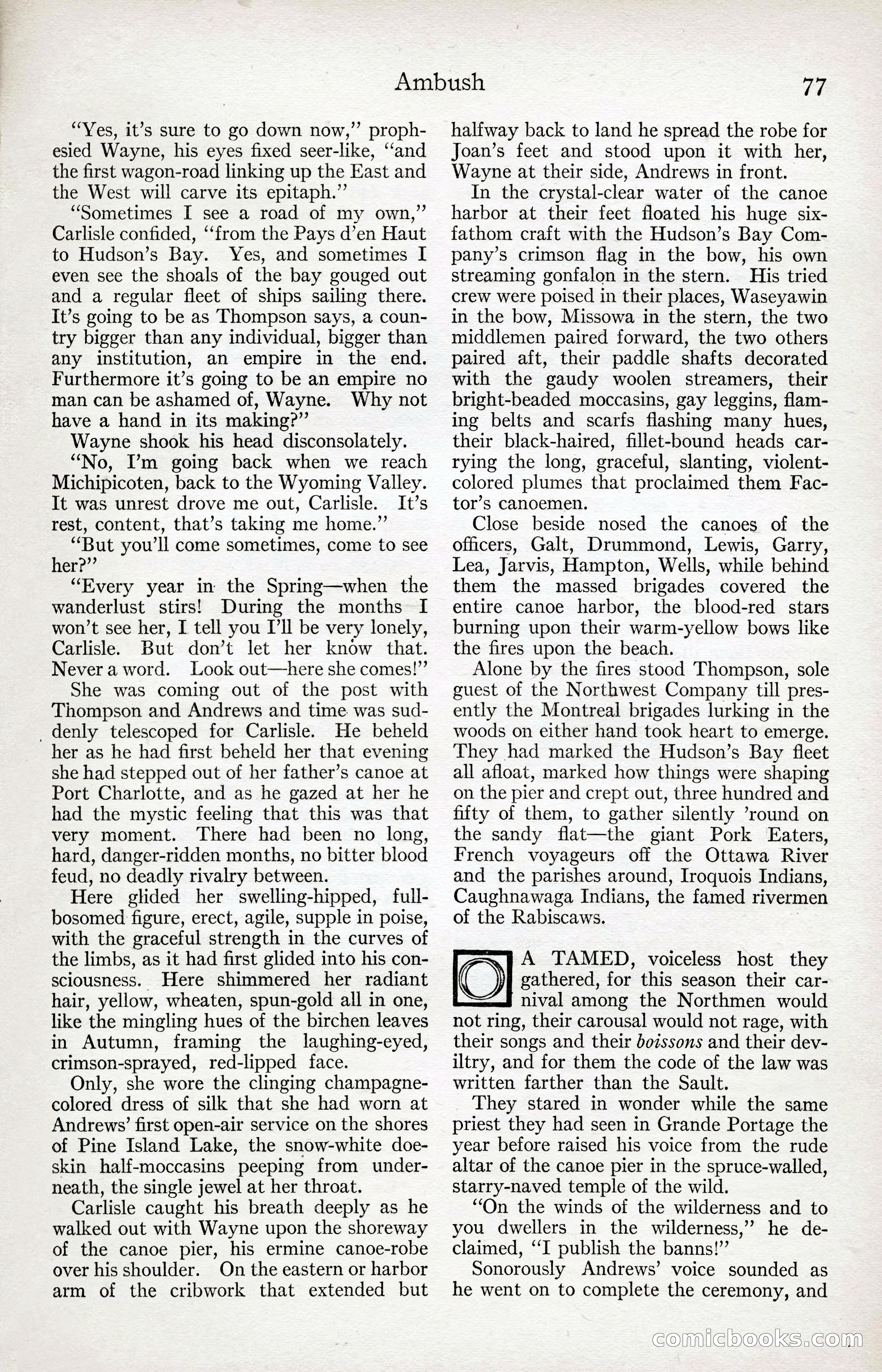 Adventure Magazine Cover, April 3, 1918 — page 79 of 194