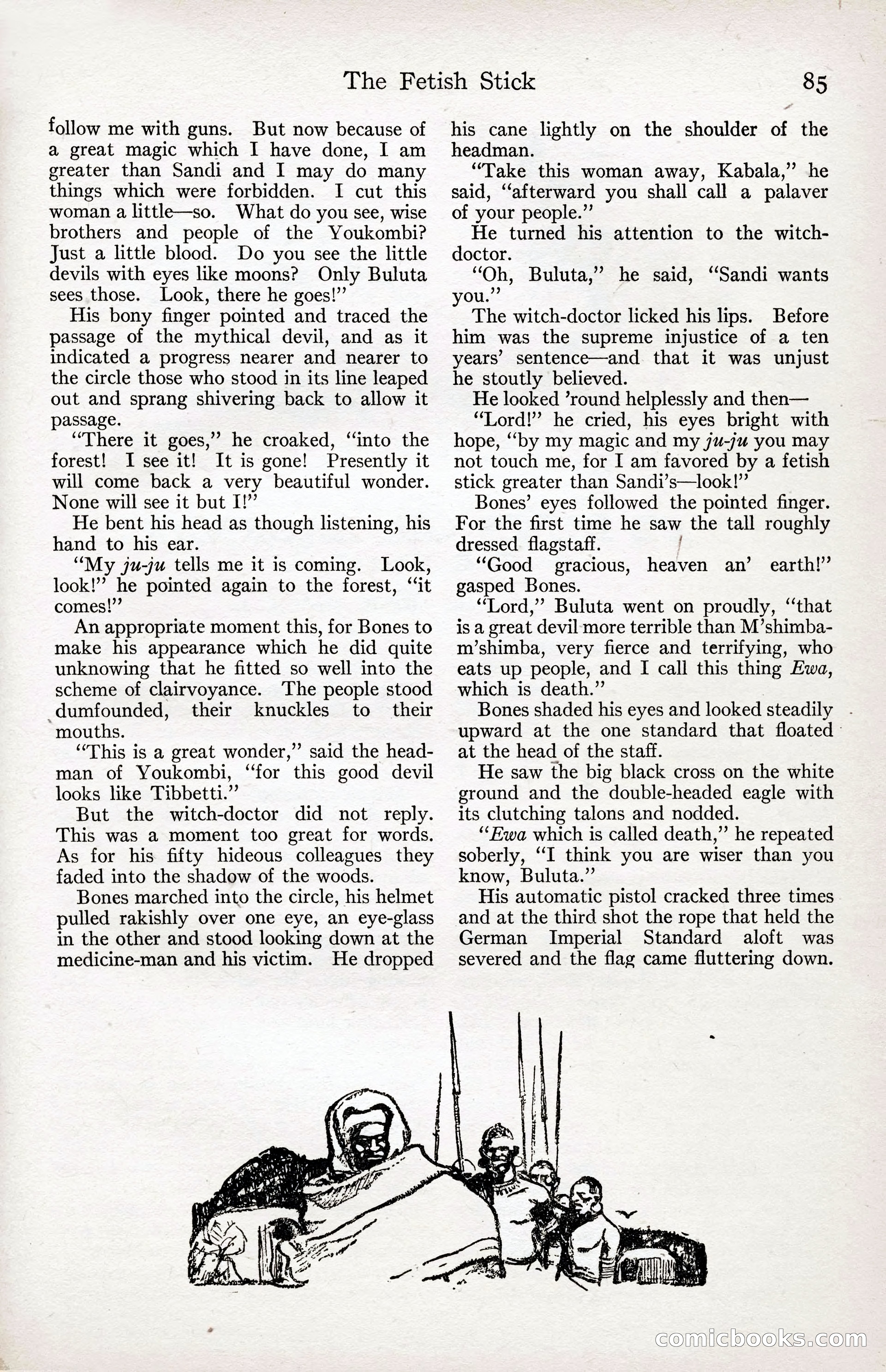 Adventure Magazine Cover, April 3, 1918 — page 87 of 194
