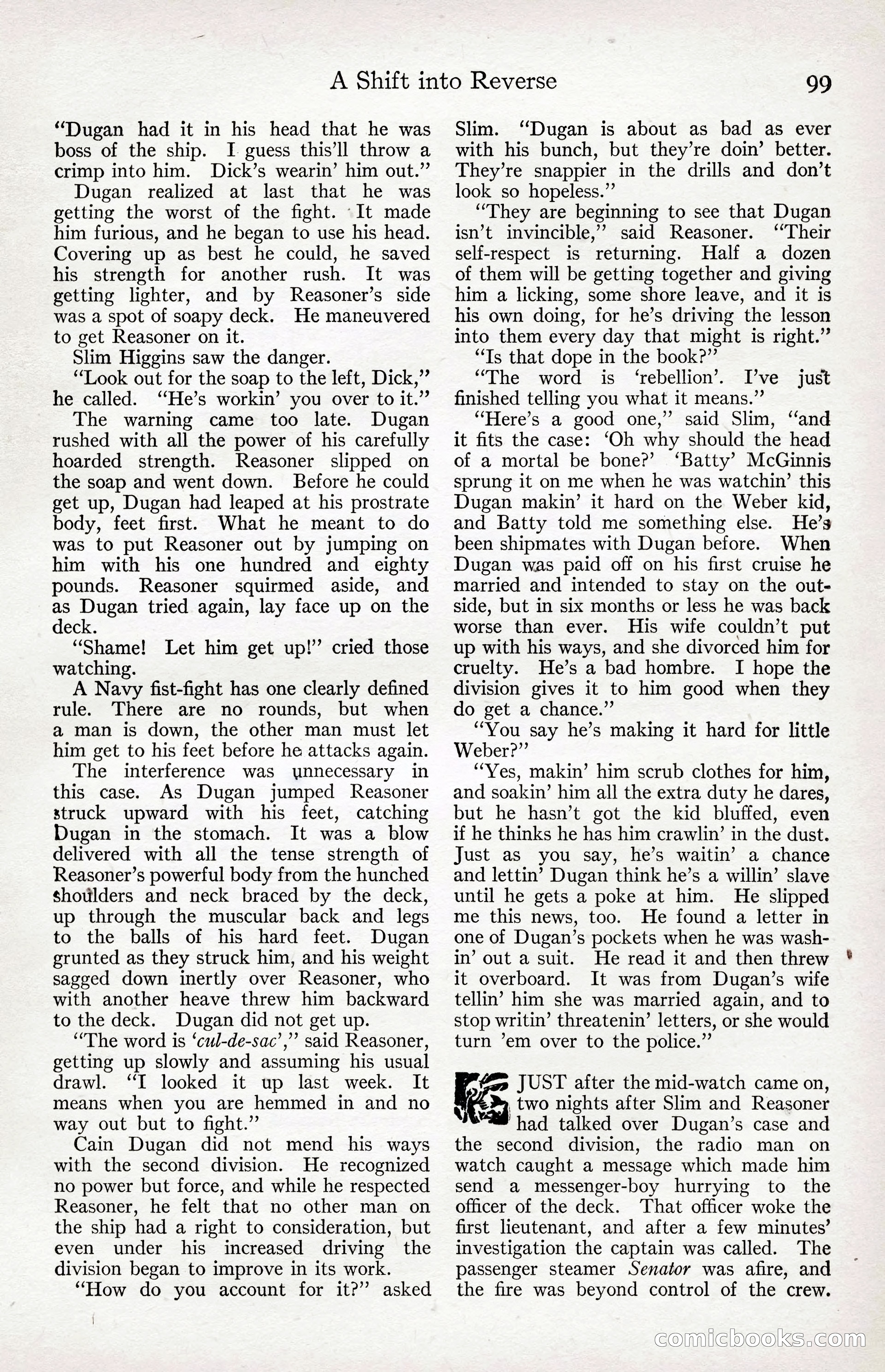 Adventure Magazine Cover, April 3, 1918 — page 101 of 194