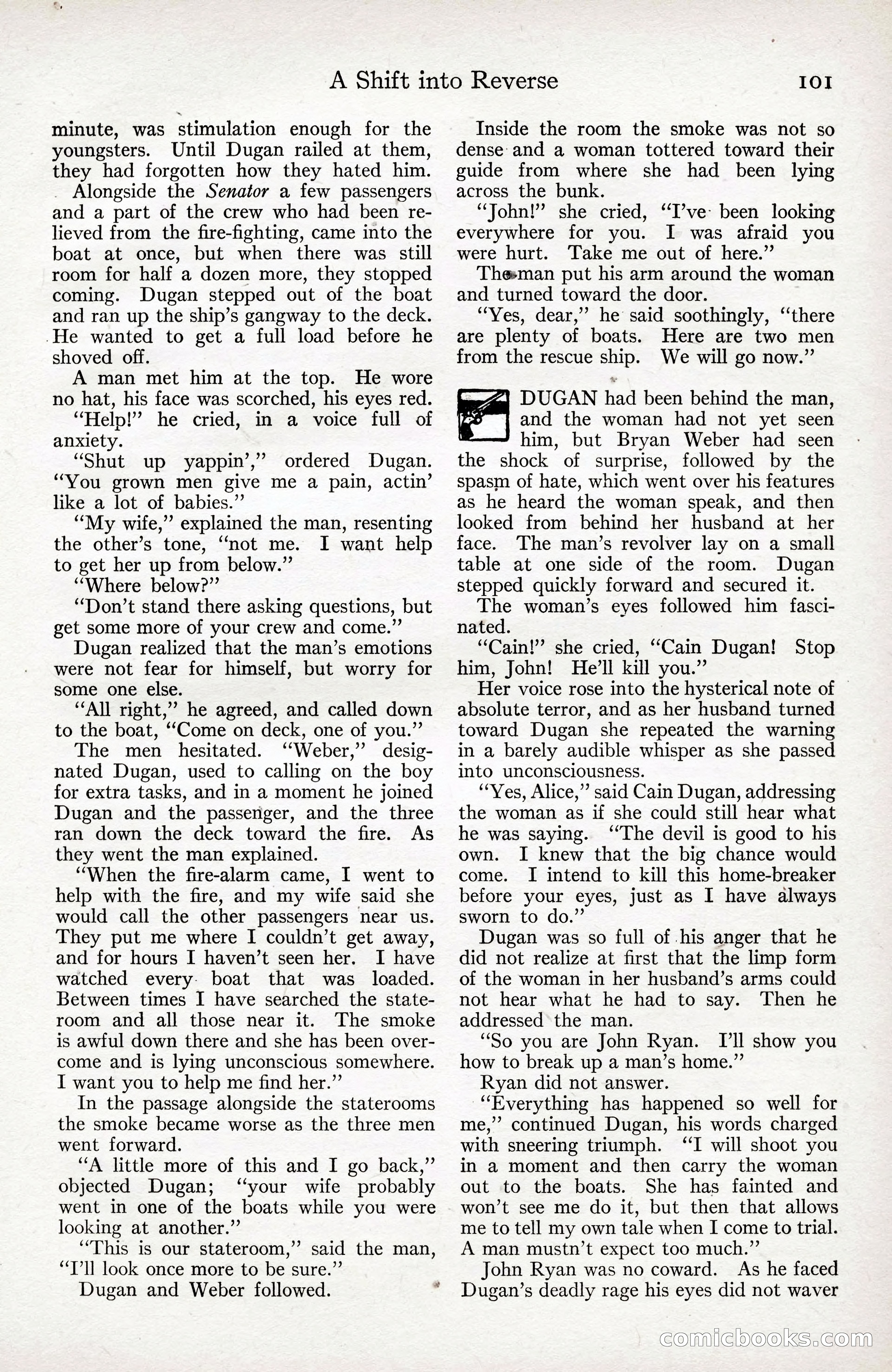 Adventure Magazine Cover, April 3, 1918 — page 103 of 194
