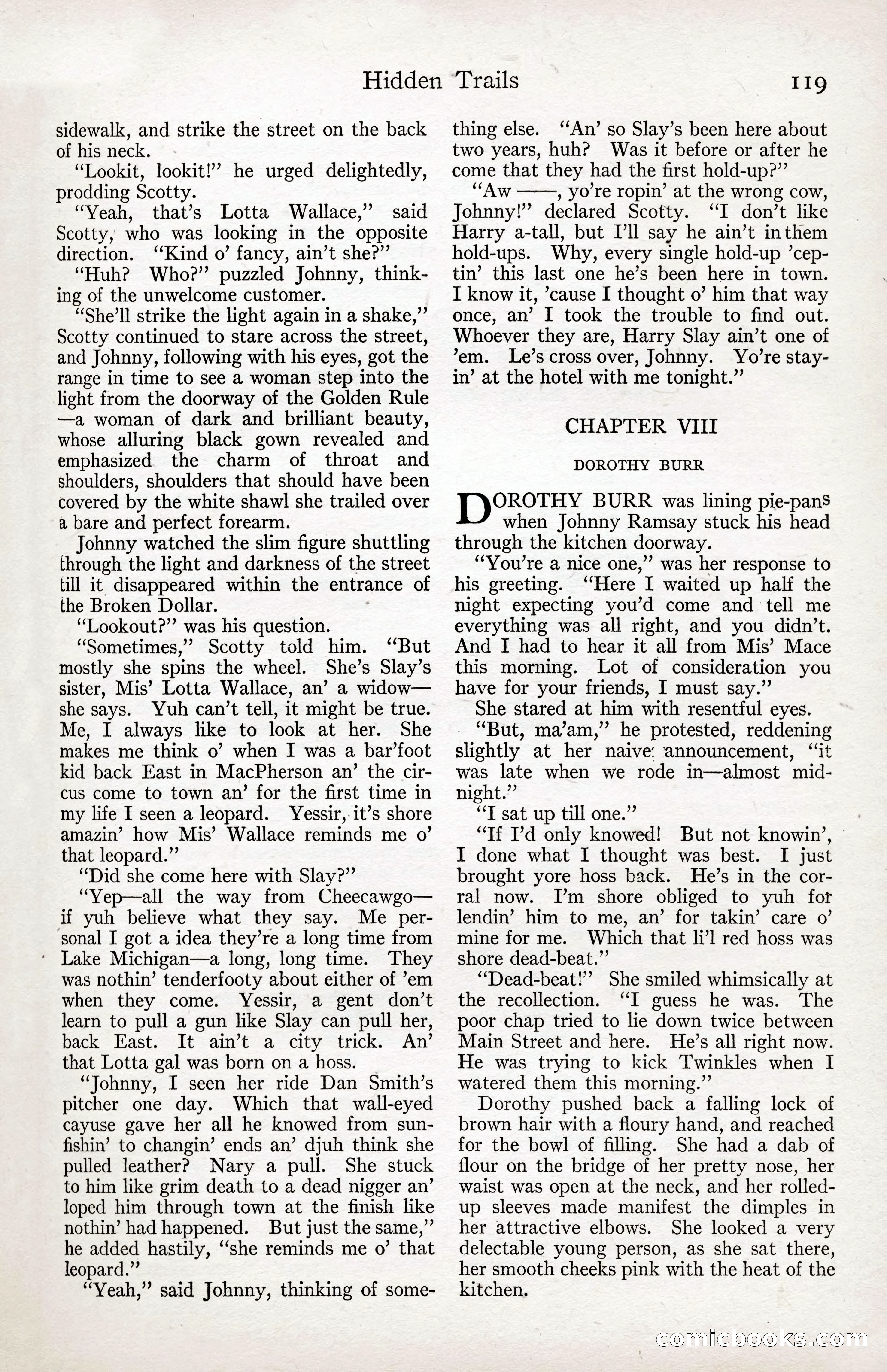 Adventure Magazine Cover, April 3, 1918 — page 121 of 194