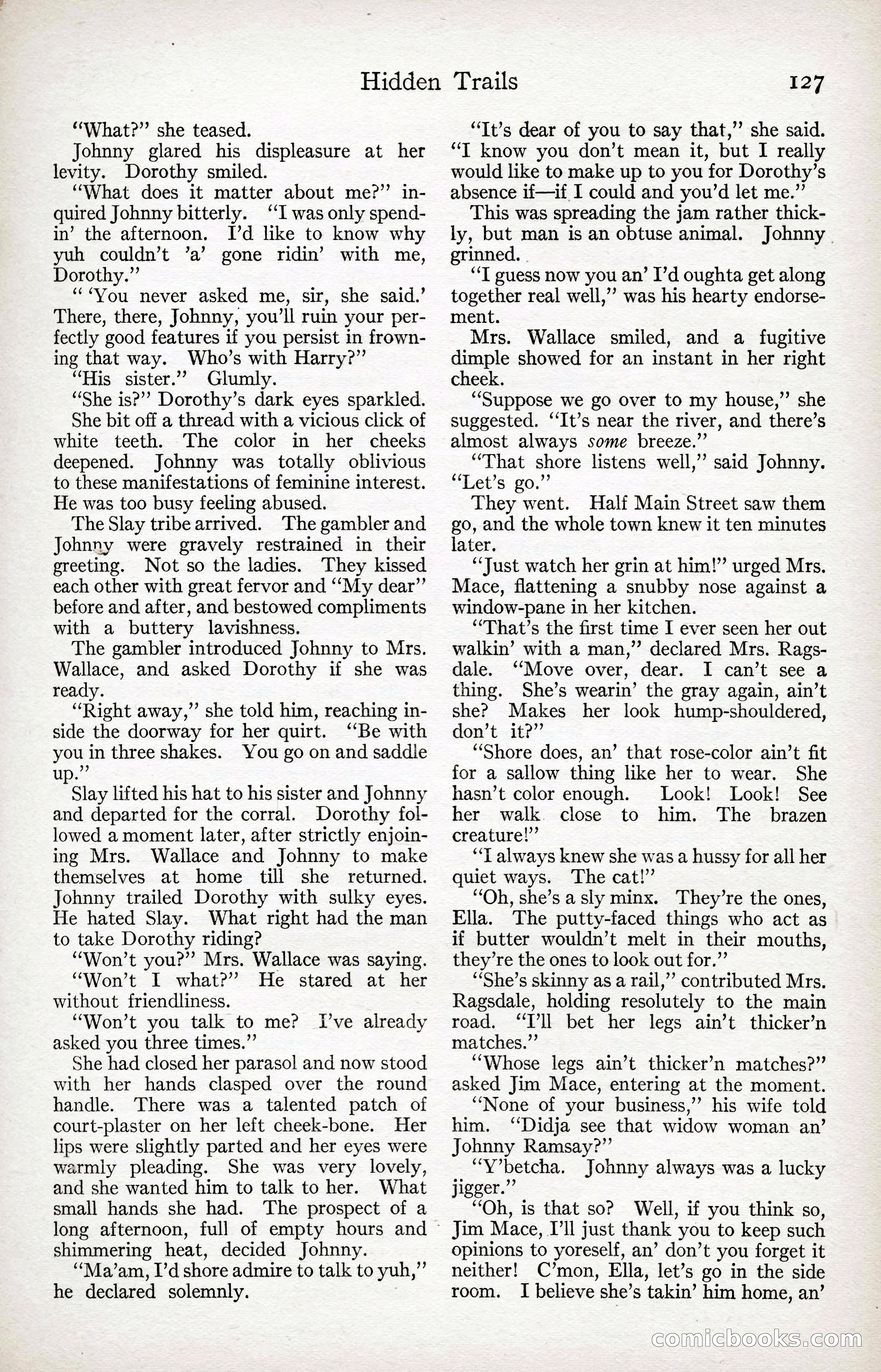 Adventure Magazine Cover, April 3, 1918 — page 129 of 194