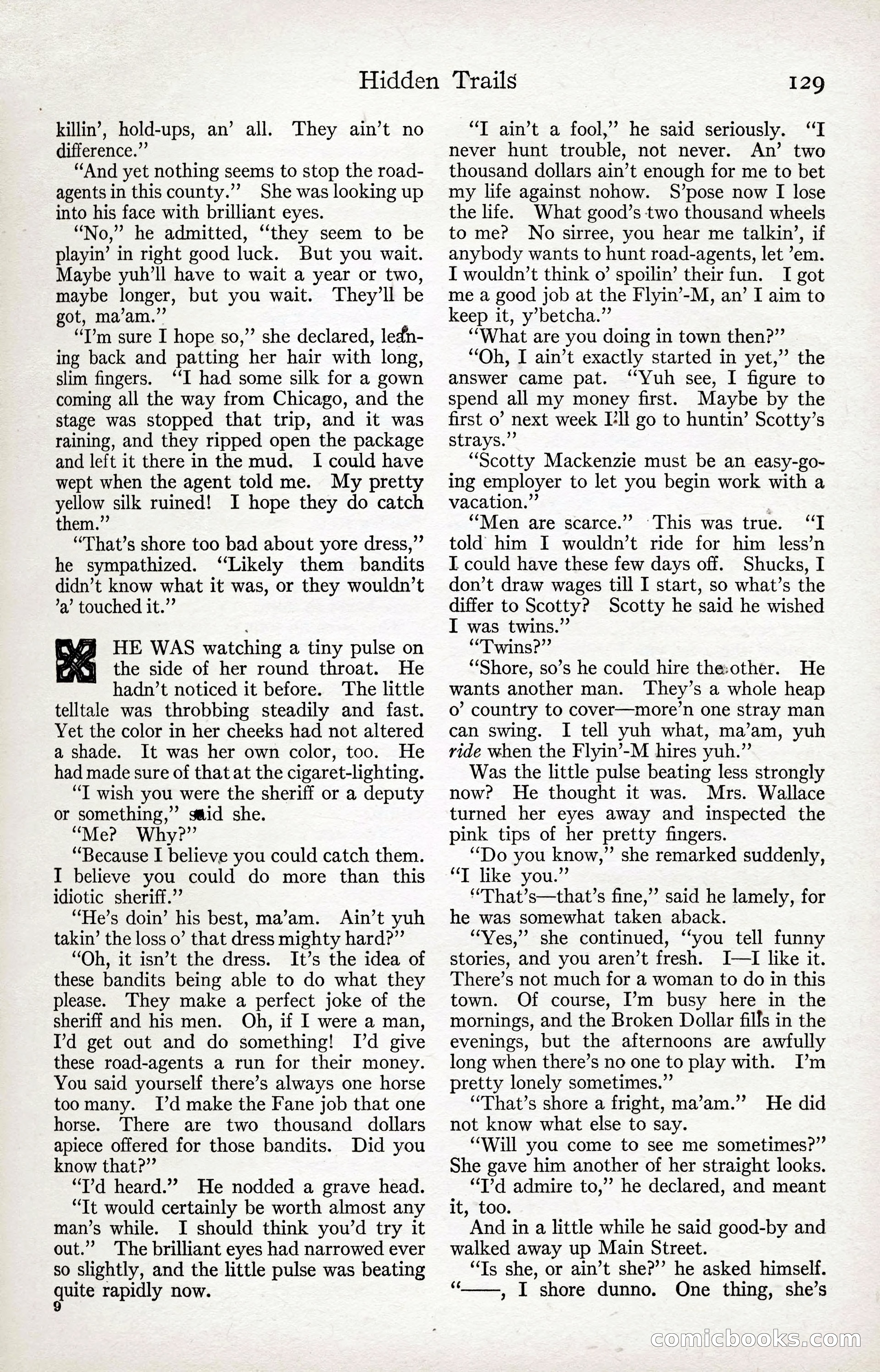 Adventure Magazine Cover, April 3, 1918 — page 131 of 194