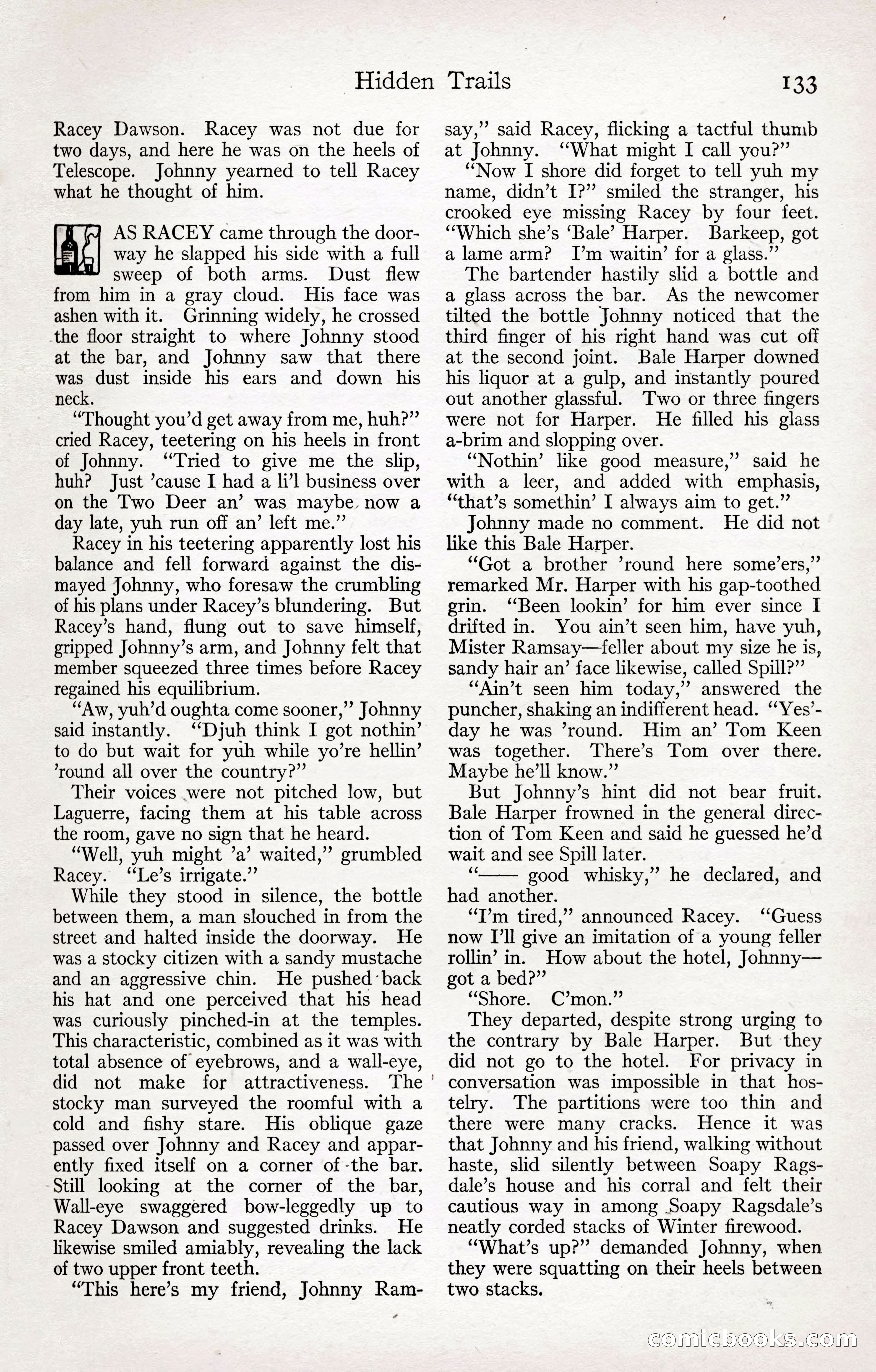 Adventure Magazine Cover, April 3, 1918 — page 135 of 194