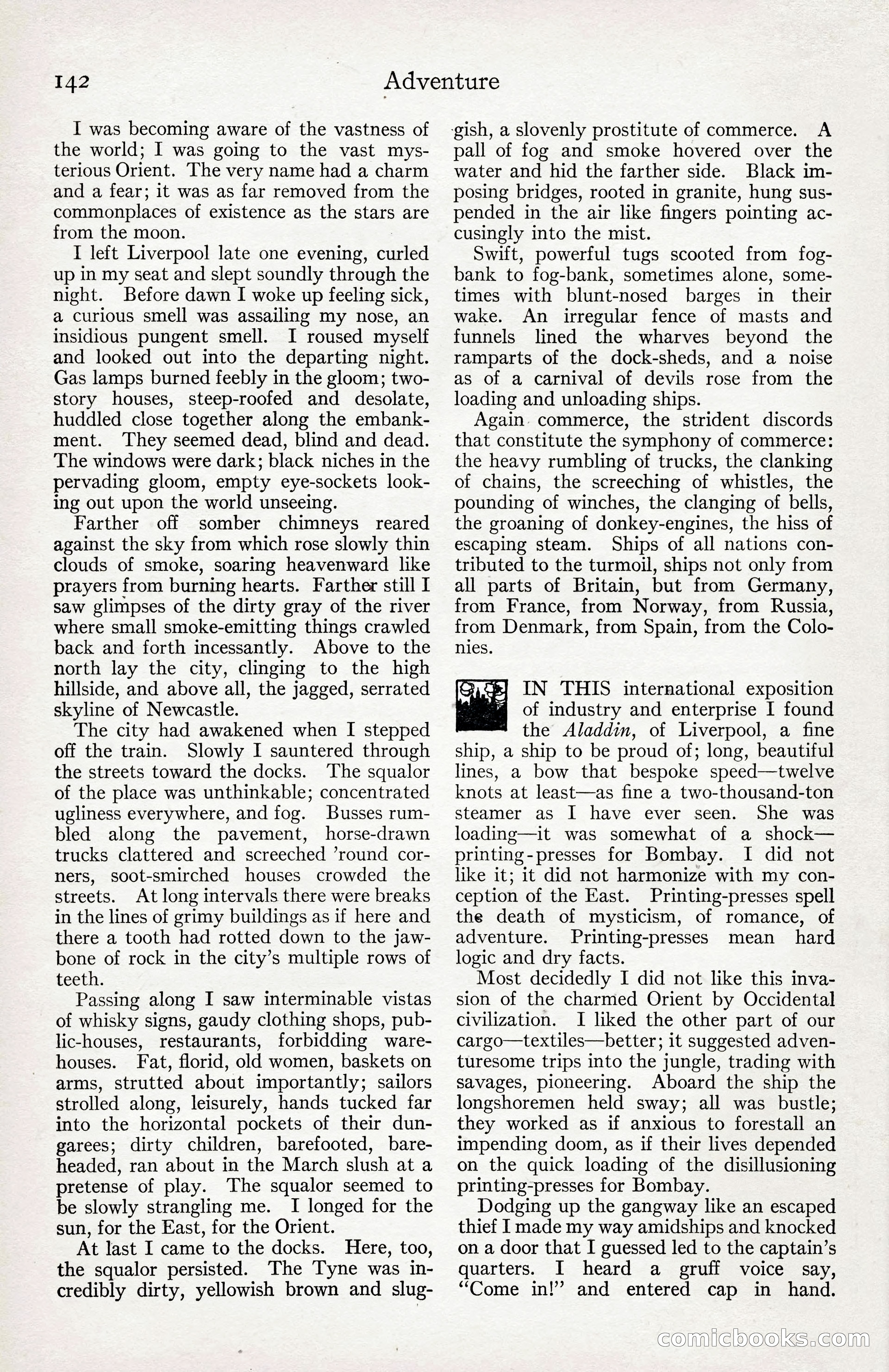 Adventure Magazine Cover, April 3, 1918 — page 144 of 194