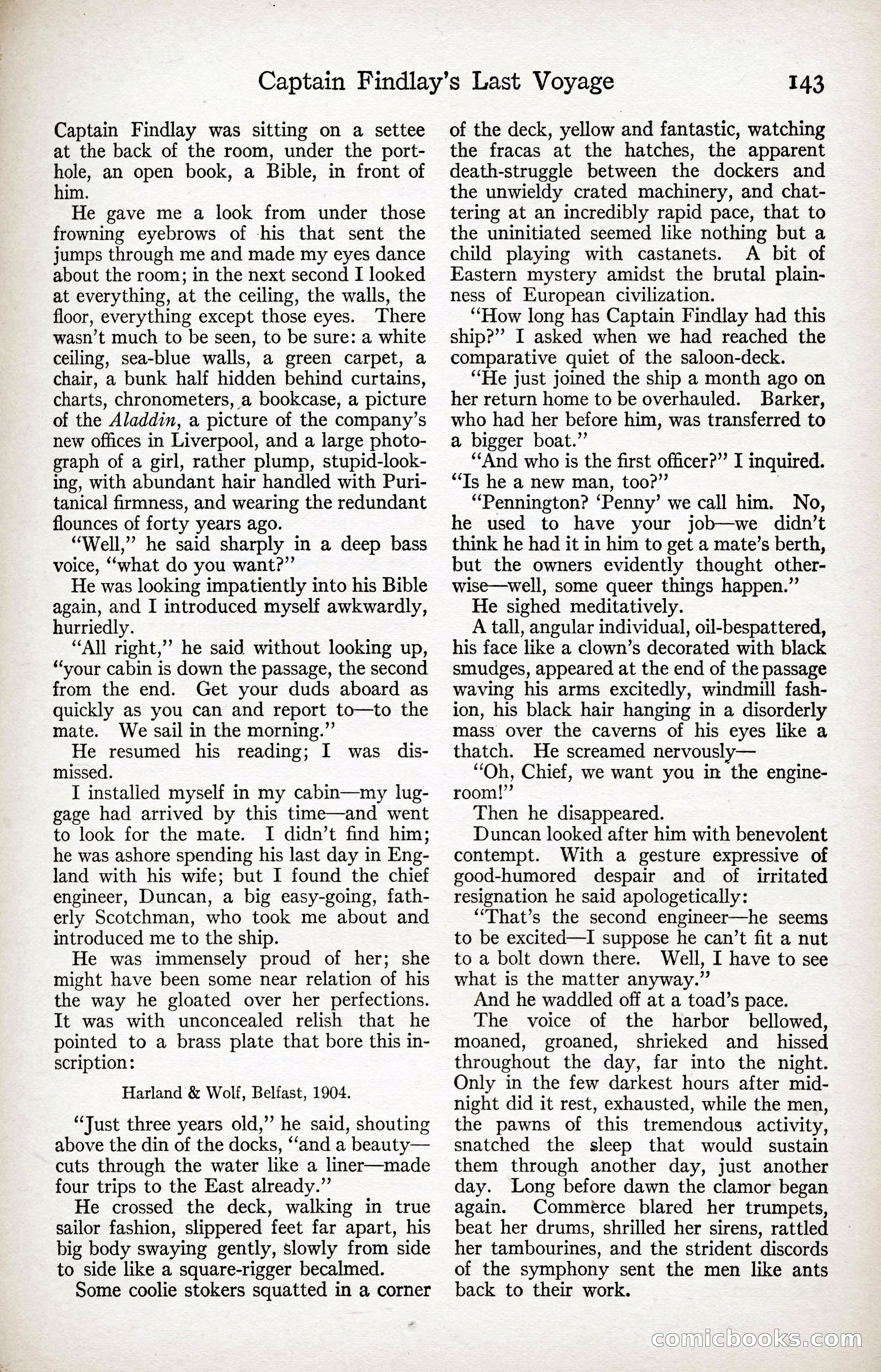 Adventure Magazine Cover, April 3, 1918 — page 145 of 194