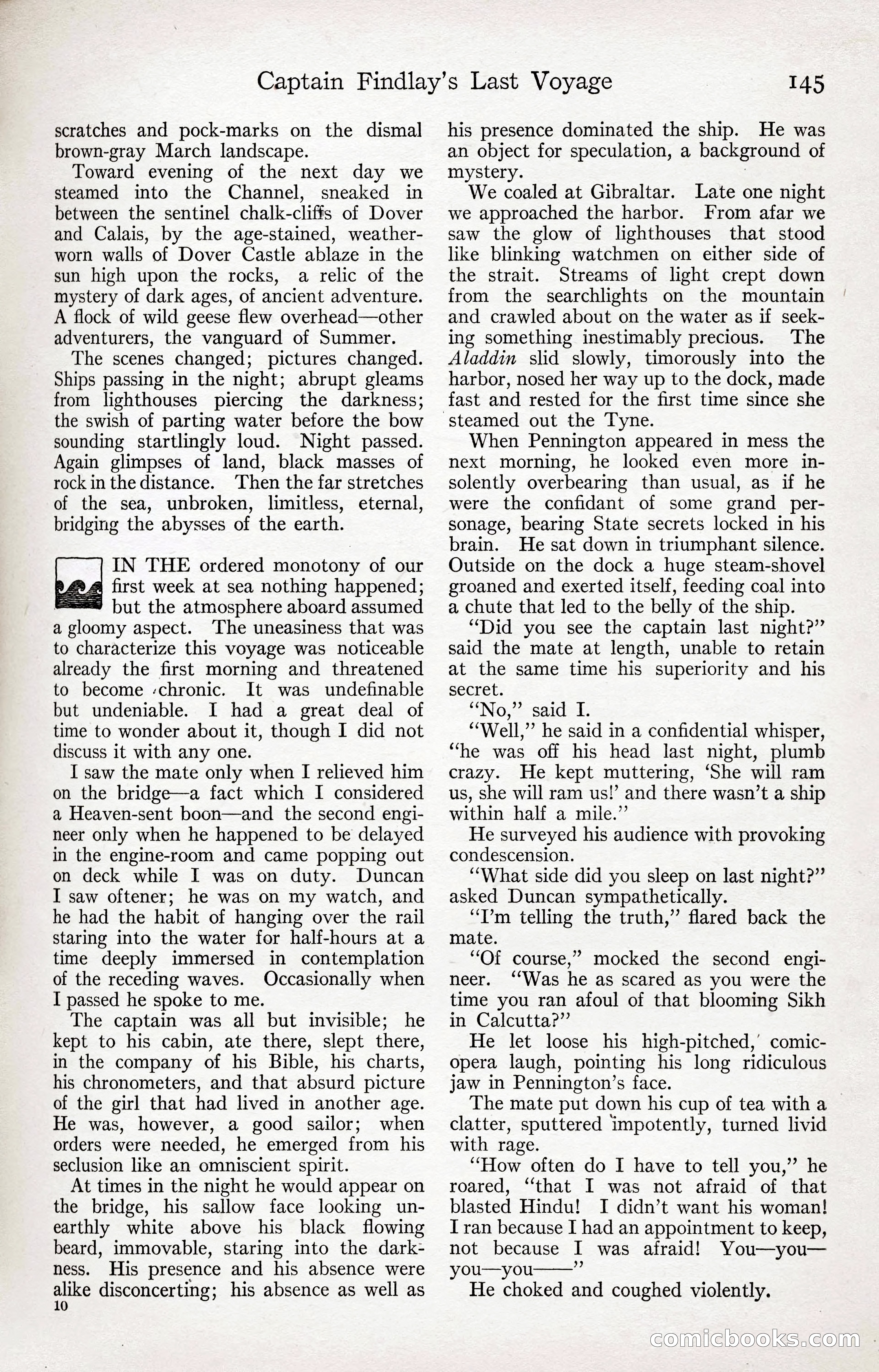 Adventure Magazine Cover, April 3, 1918 — page 147 of 194